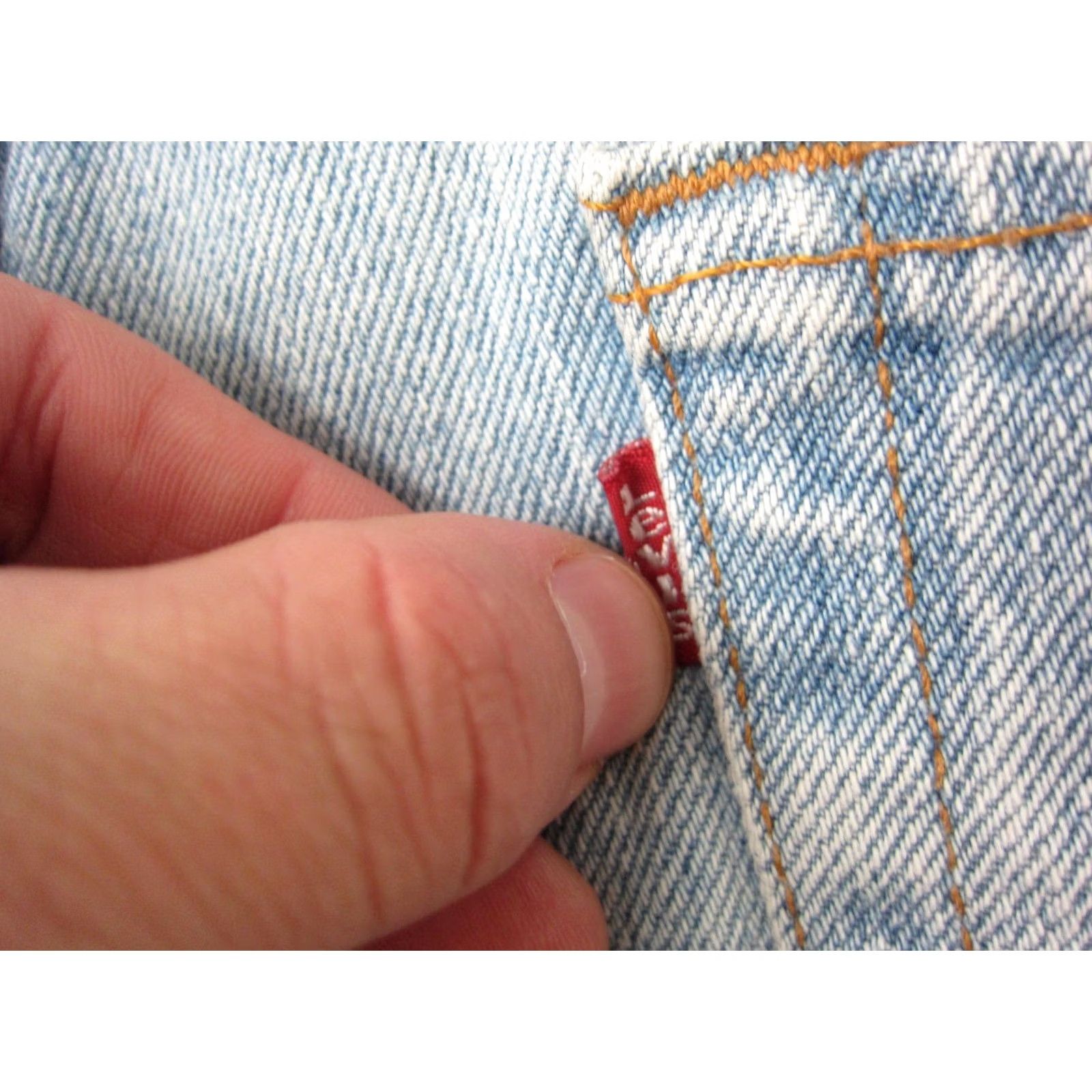 Levi's VINTAGE Levi's Shorts Mens 33 Blue Denim 90s Jeans Jorts Regular Fit Size US 33 - 4 Thumbnail