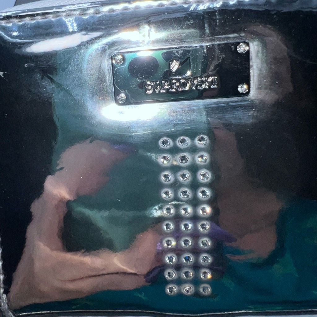 Swarovski Swarovski Metallic and Crystal Small Wallet Size ONE SIZE - 2 Thumbnail