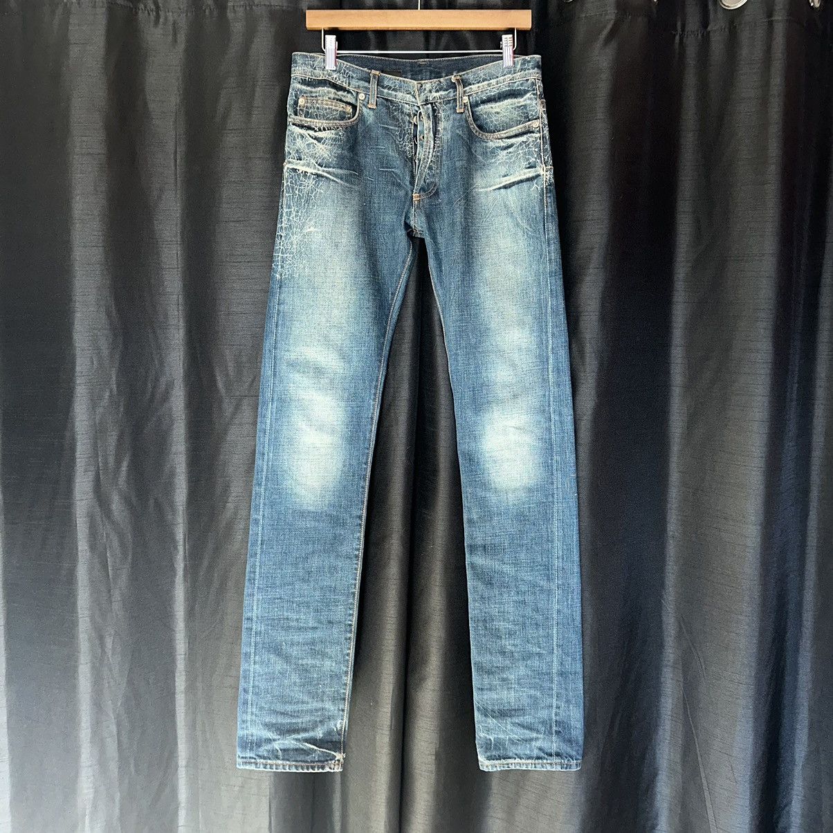 Dior × Hedi Slimane SOLD!!! Dior Homme SS07 Spider Web Denim Size US 29 - 1 Thumbnail