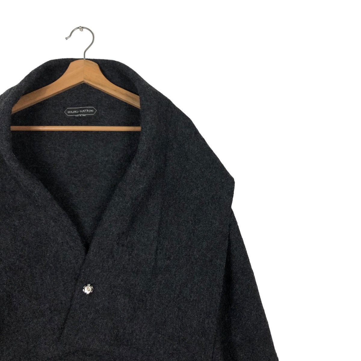 Japanese Brand 🔥CROPPED WOOL BIKER JACKET DOUBLE LAYER HIROKO HAYASHI Size US M / EU 48-50 / 2 - 5 Thumbnail