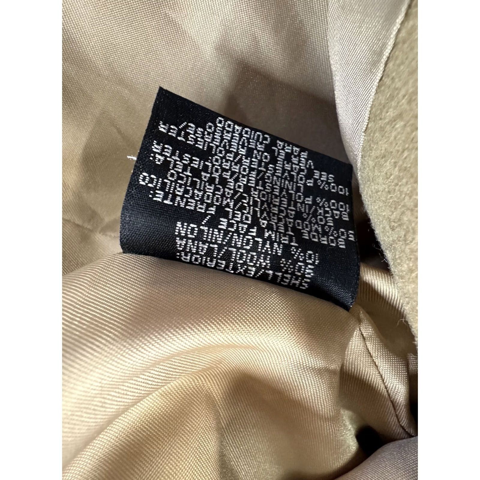 Vintage Braetan Women's S Small Coat Jacket Wool Blend Faux Fur Collar Tan Camel Dry Clean Size S / US 4 / IT 40 - 6 Thumbnail