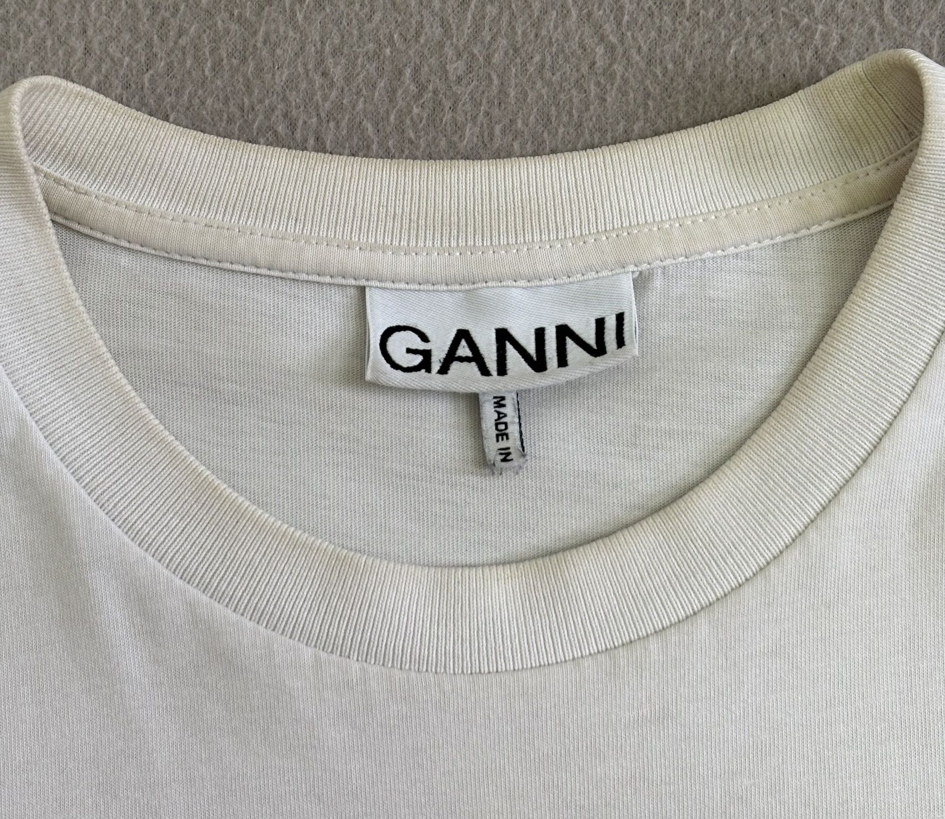 Ganni Ganni Staring At The Sun T-shirt Roz. S Size S / US 4 / IT 40 - 14 Thumbnail