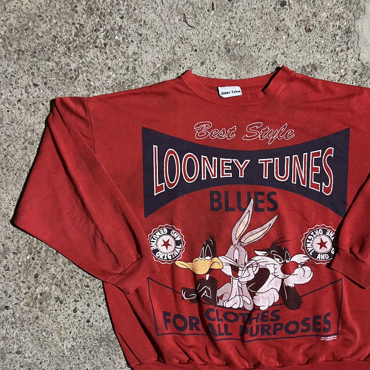 Vintage × Warner Bros Vintage Warner Bros Looney tunes boxy sweatshirt Size US XL / EU 56 / 4 - 3 Thumbnail