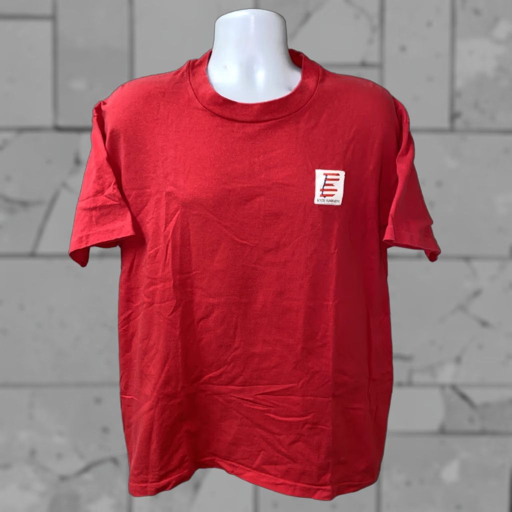 Anvil VINTAGE Anvil T-Shirt Mens Red Bonfire Snowboarding Short Sleeve XL Size Regular Cotton Solid Bonfire 이미지 Size US XL / EU 56 / 4 - 1 Thumbnail