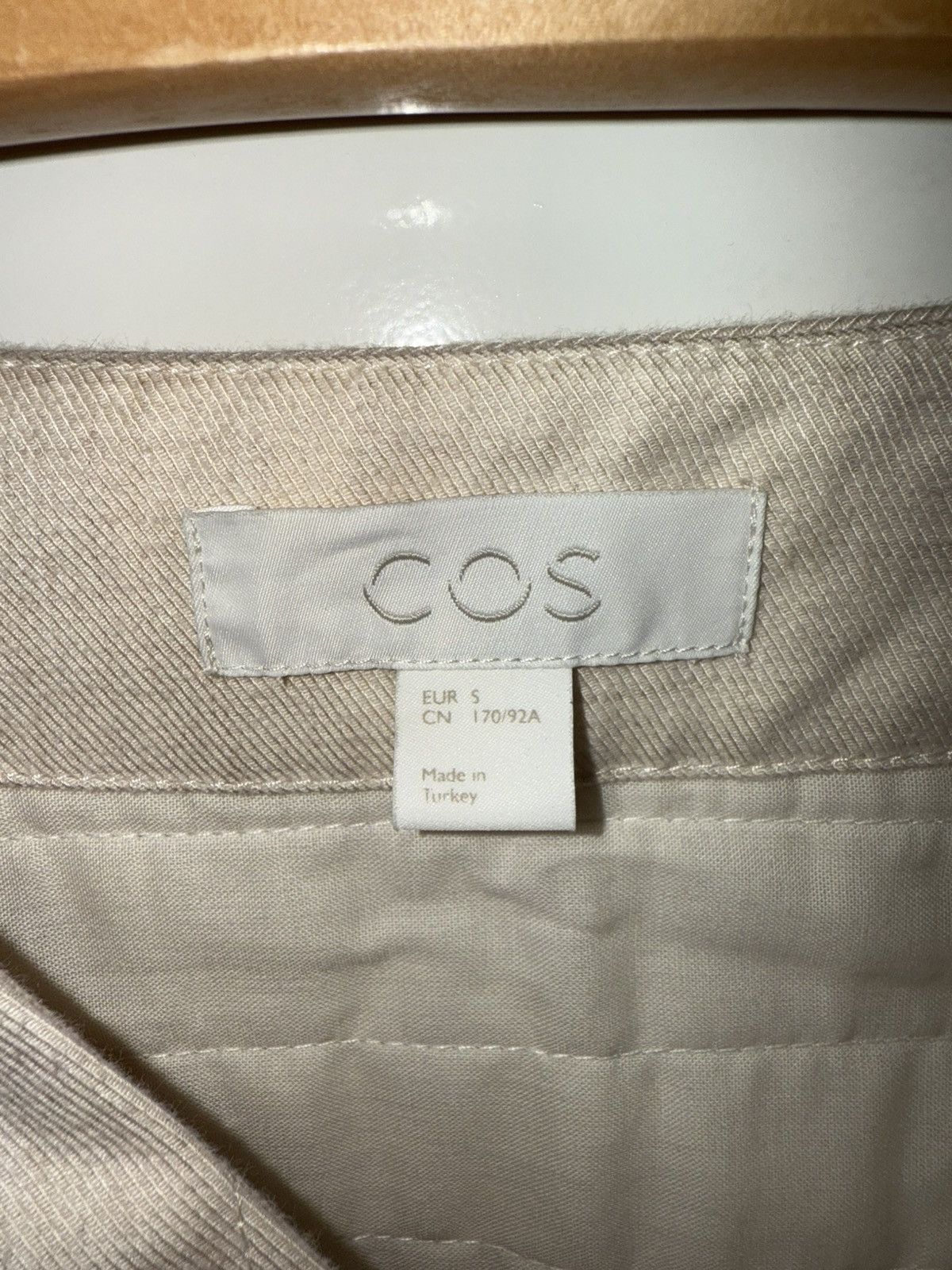 Cos Cos Cotton Cream Light Jacket Size S / US 4 / IT 40 - 5 Thumbnail