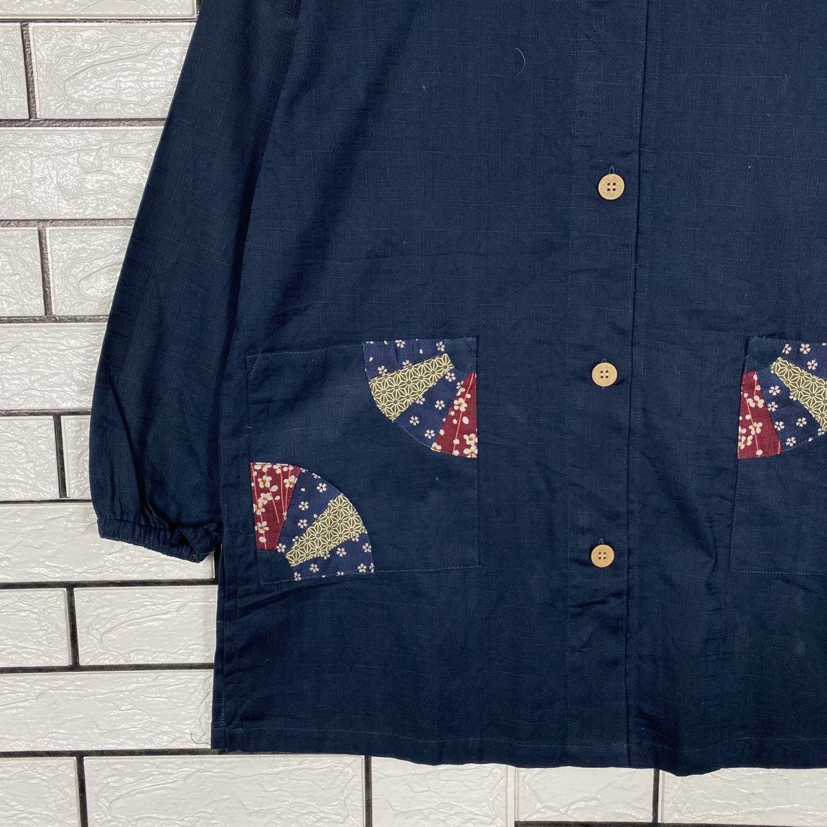 Japanese Brand 📌Vintage Indigo Kimono Japan Cardigan Jacket Issey Miyake Size US M / EU 48-50 / 2 - 5 Thumbnail