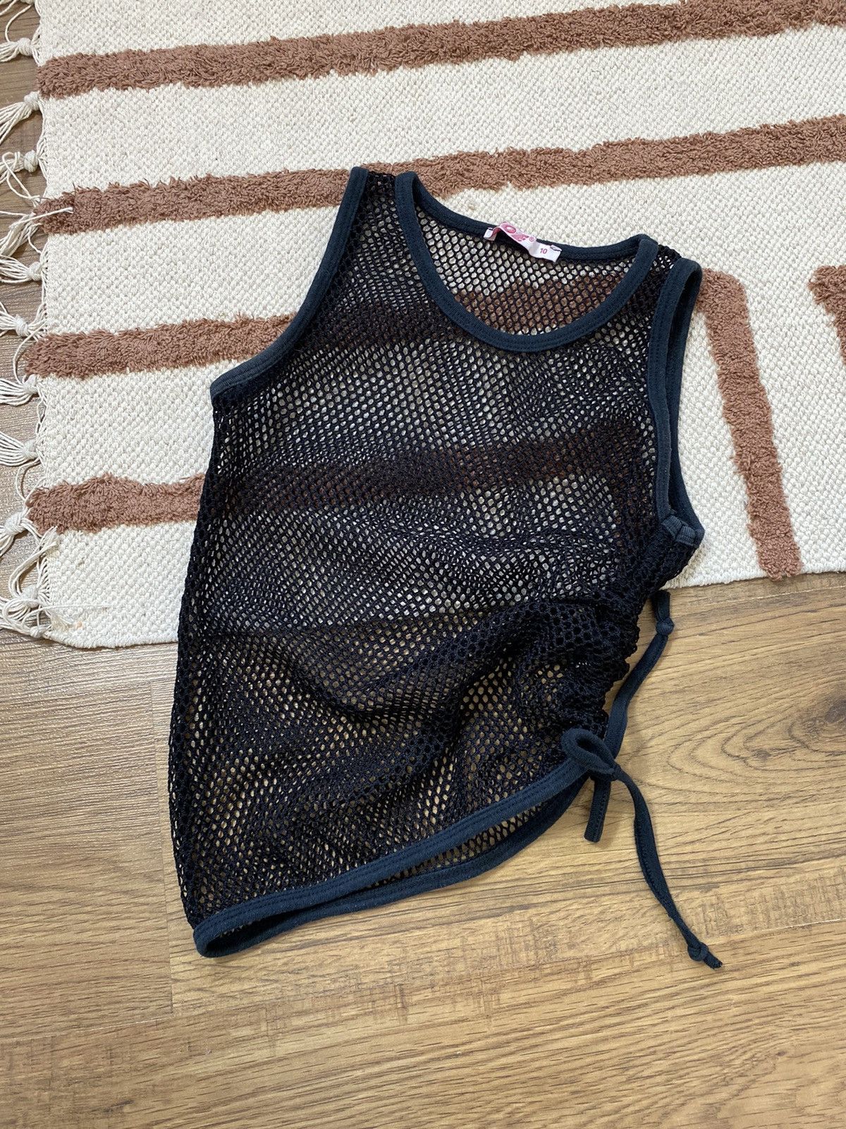 Vintage AVANT GARDE MESH Y2K TANK TOP Size S / US 4 / IT 40 - 3 Thumbnail