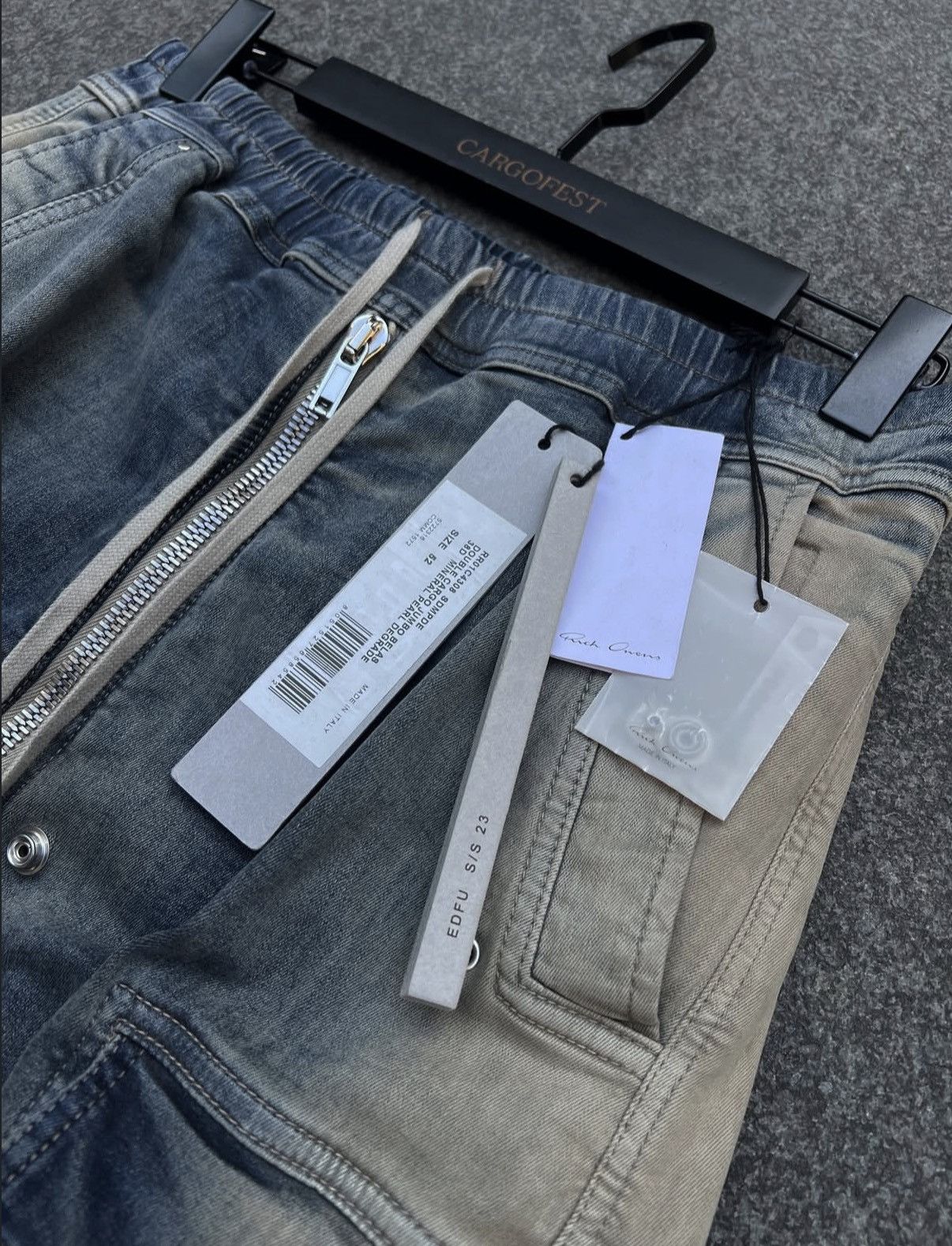 Rick Owens Rick Owens 23ss EDFU Double Cargo Jumbo Belas Size US 42 / EU 58 - 3 Thumbnail