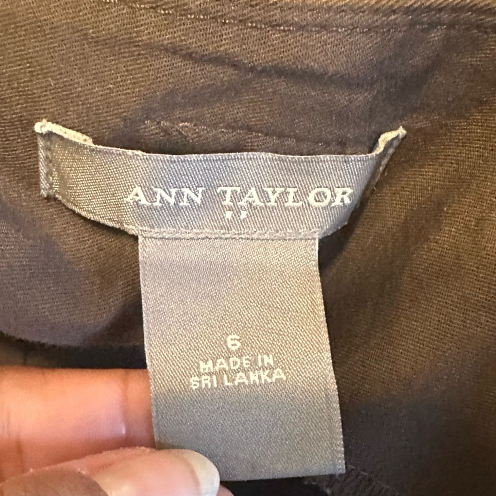 Ann Taylor Ann Taylor Brown Belted Skirt Size 28" / US 6 / IT 42 - 2 Thumbnail