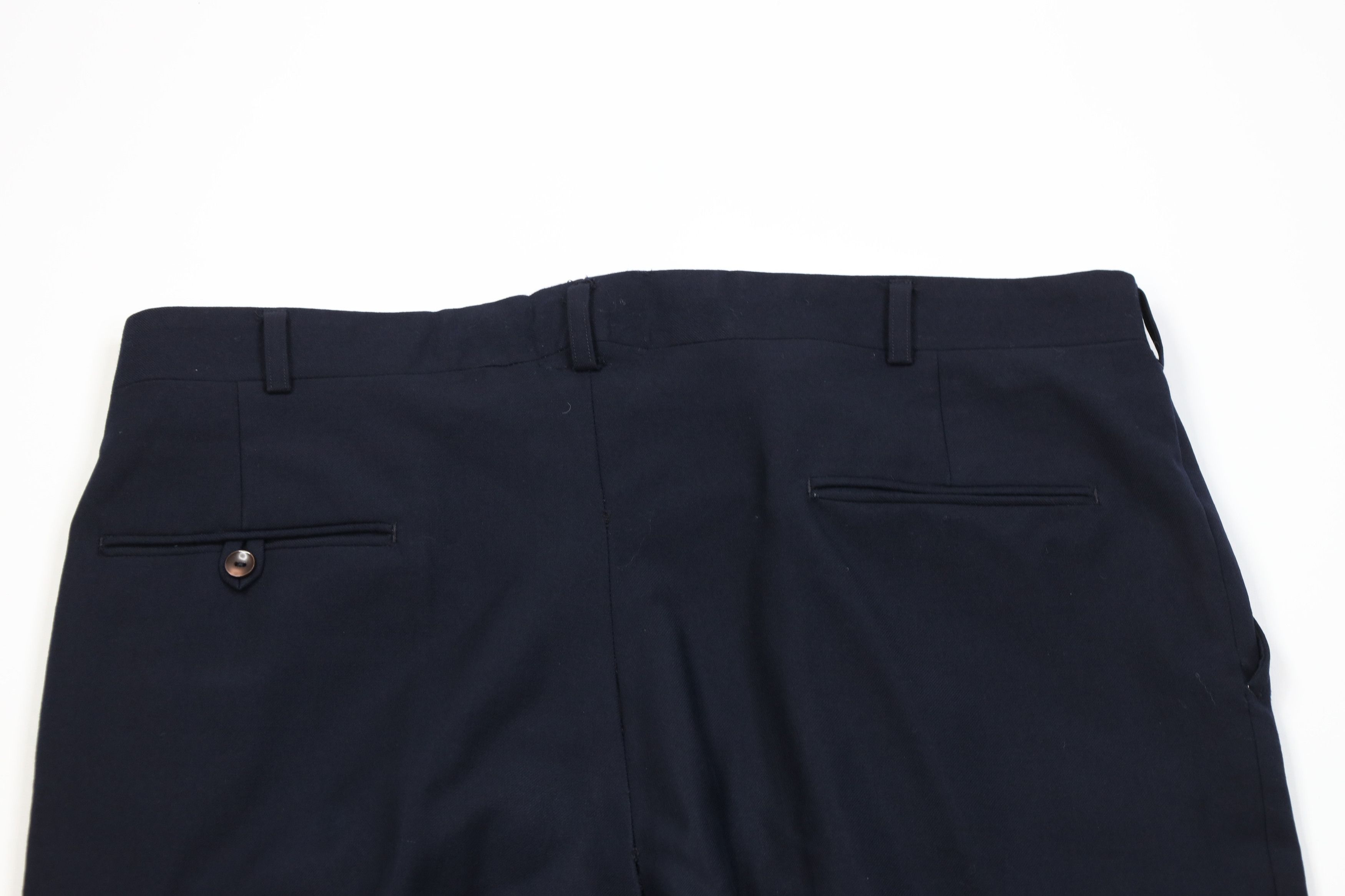 Vintage Vintage 70s Streetwear Heavy Wool Knit Wide Leg Chino Pants Size US 36 / EU 52 - 13 Thumbnail