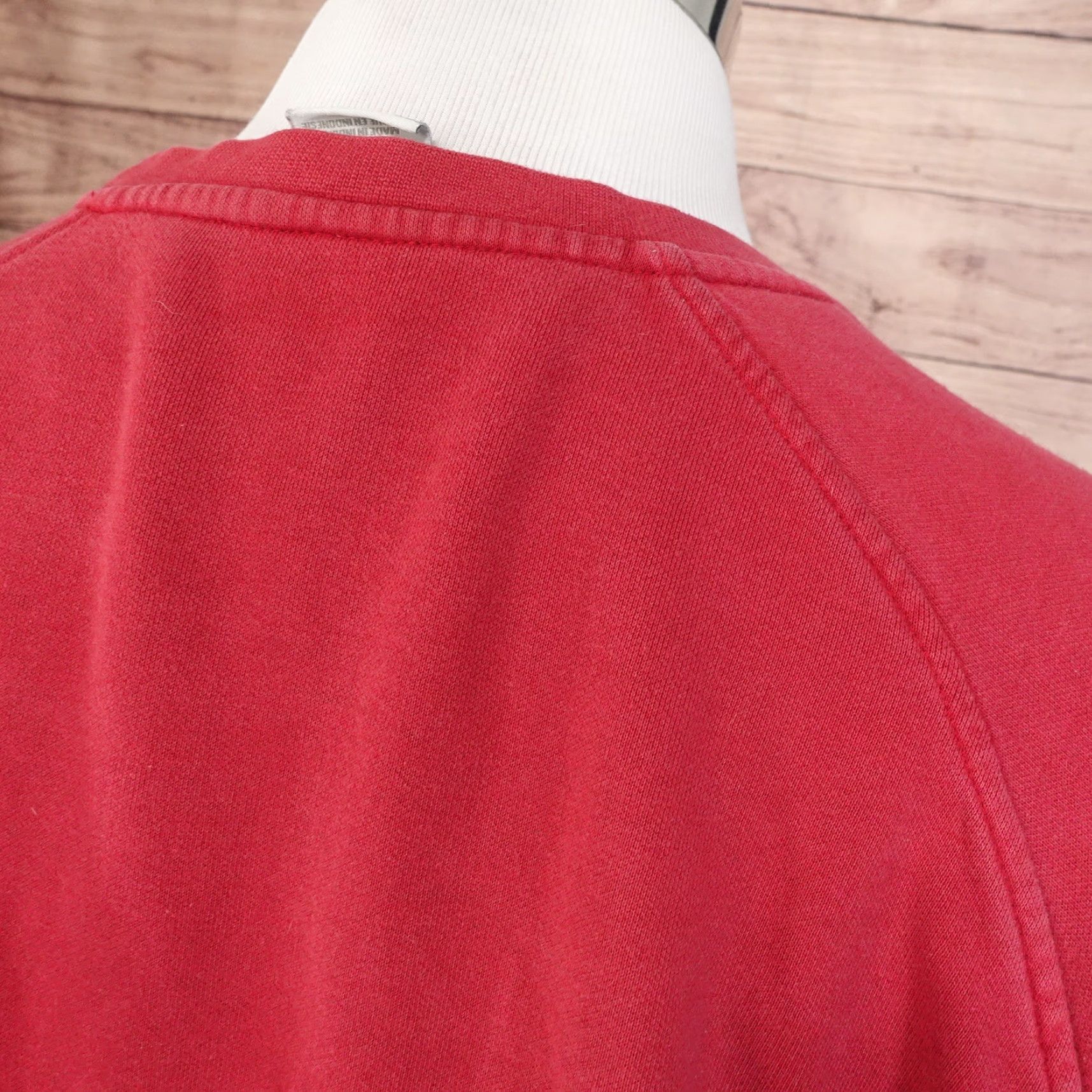 Nike VINTAGE Nike Sweatshirt Men 2XL Red Crew Neck Pullover Cotton Blend 90s Size US XXL / EU 58 / 5 - 7 Thumbnail