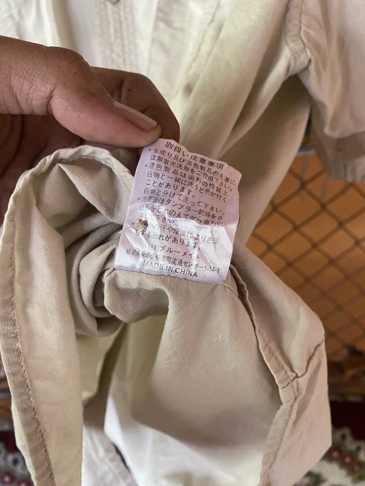 Japanese Brand × Yohji Yamamoto Y’sacsny ‘Yohji Yamamoto’ collar shanghai shirt Size US L / EU 52-54 / 3 - 5 Thumbnail