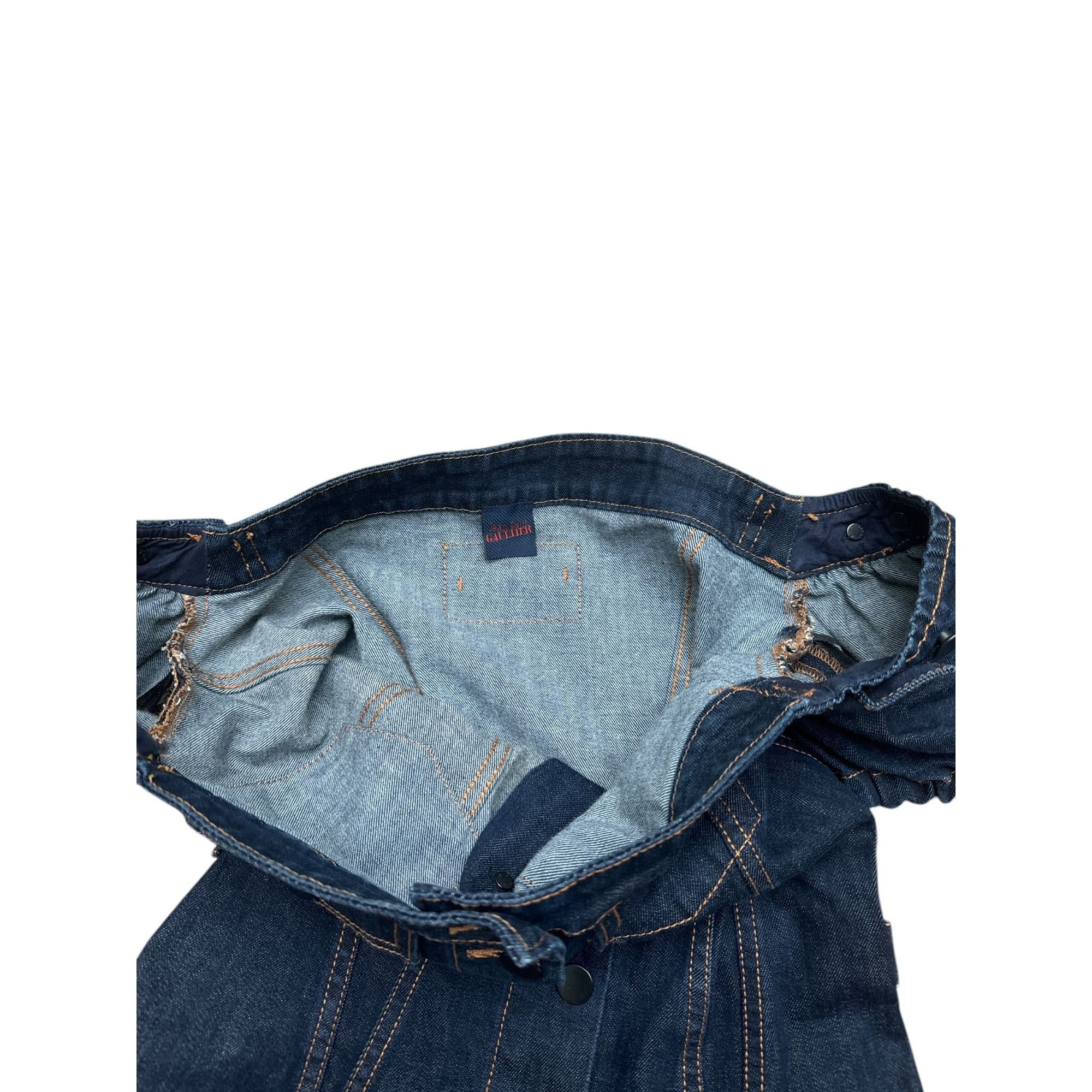 Jean Paul Gaultier Raw denim bustier top Size XS / US 0-2 / IT 36-38 - 3 Thumbnail