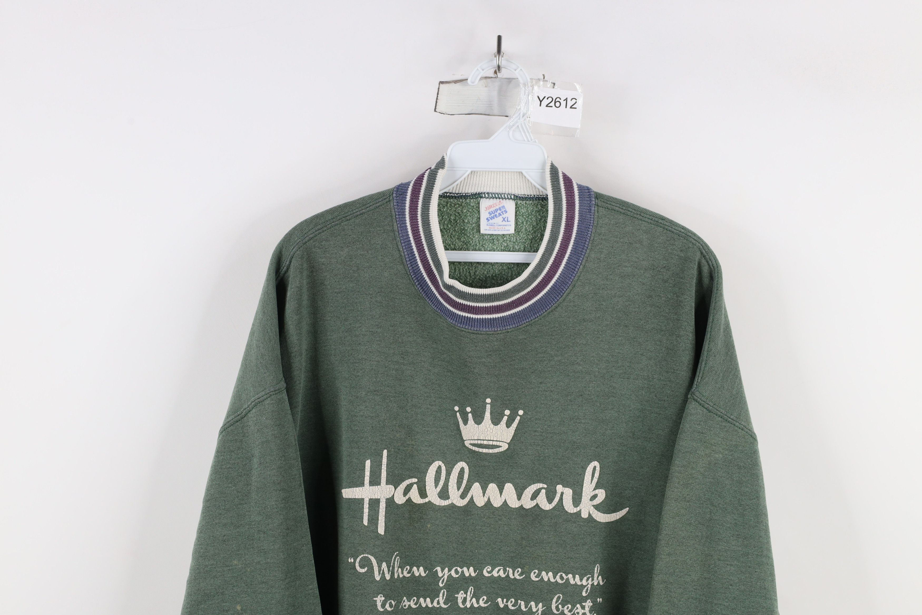 Vintage Vintage 90s Streetwear Hallmark Crewneck Sweatshirt USA Size XL / US 12-14 / IT 48-50 - 2 Thumbnail