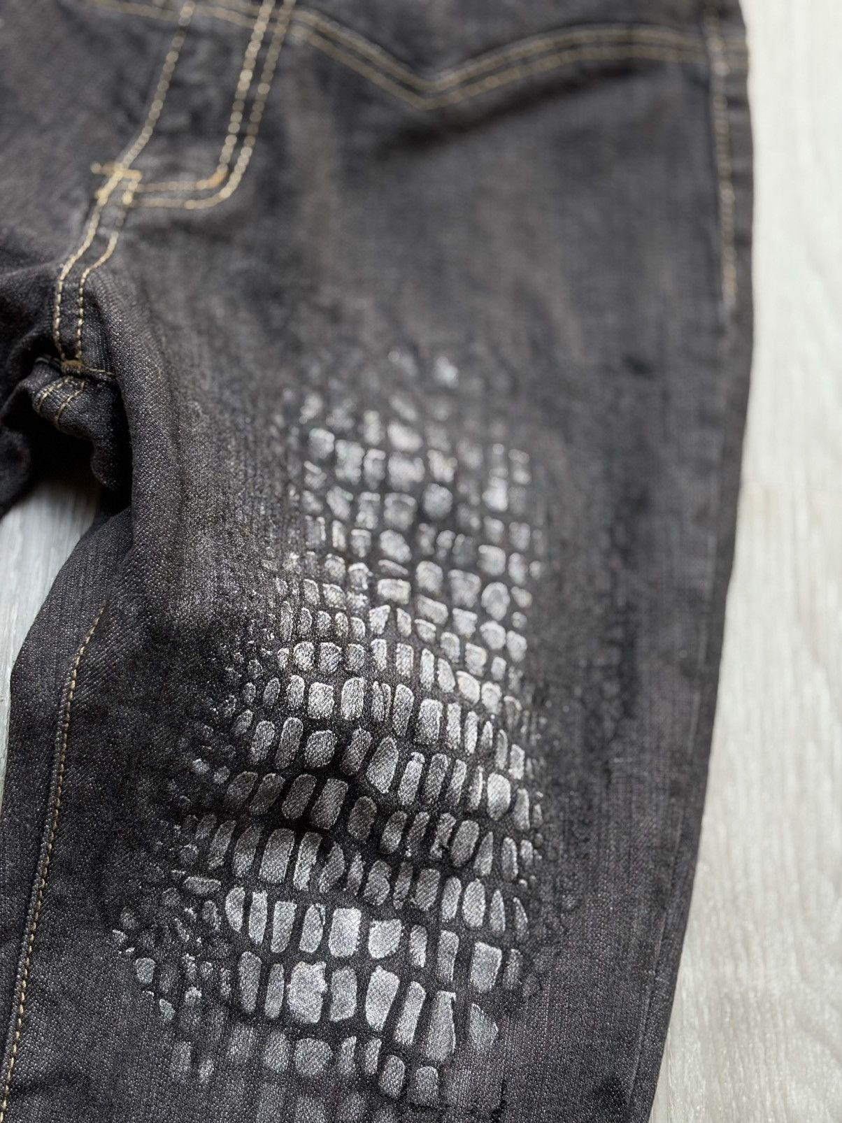 Japanese Brand ORIRIN laceup flare jeans Size US 26 / EU 42 - 3 Thumbnail