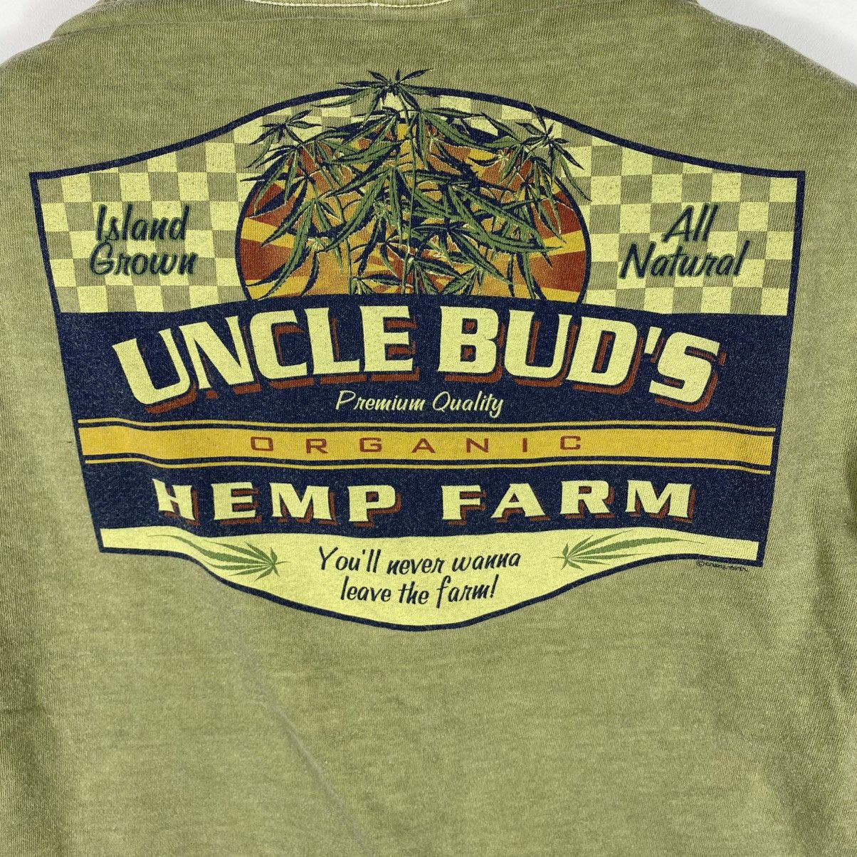 Other Vintage CRAZY SHIRTS Uncle Bud's Hemp Farm Hemp Dyed Tee Size US M / EU 48-50 / 2 - 2 Thumbnail