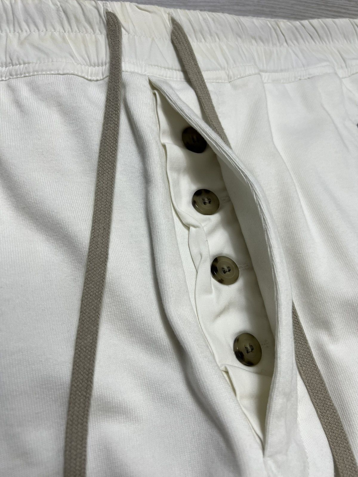 Rick Owens Rick Owens - S/S 20’ - Zip Pockets Drawstring Cropped Pants Size US 32 / EU 48 - 4 Thumbnail