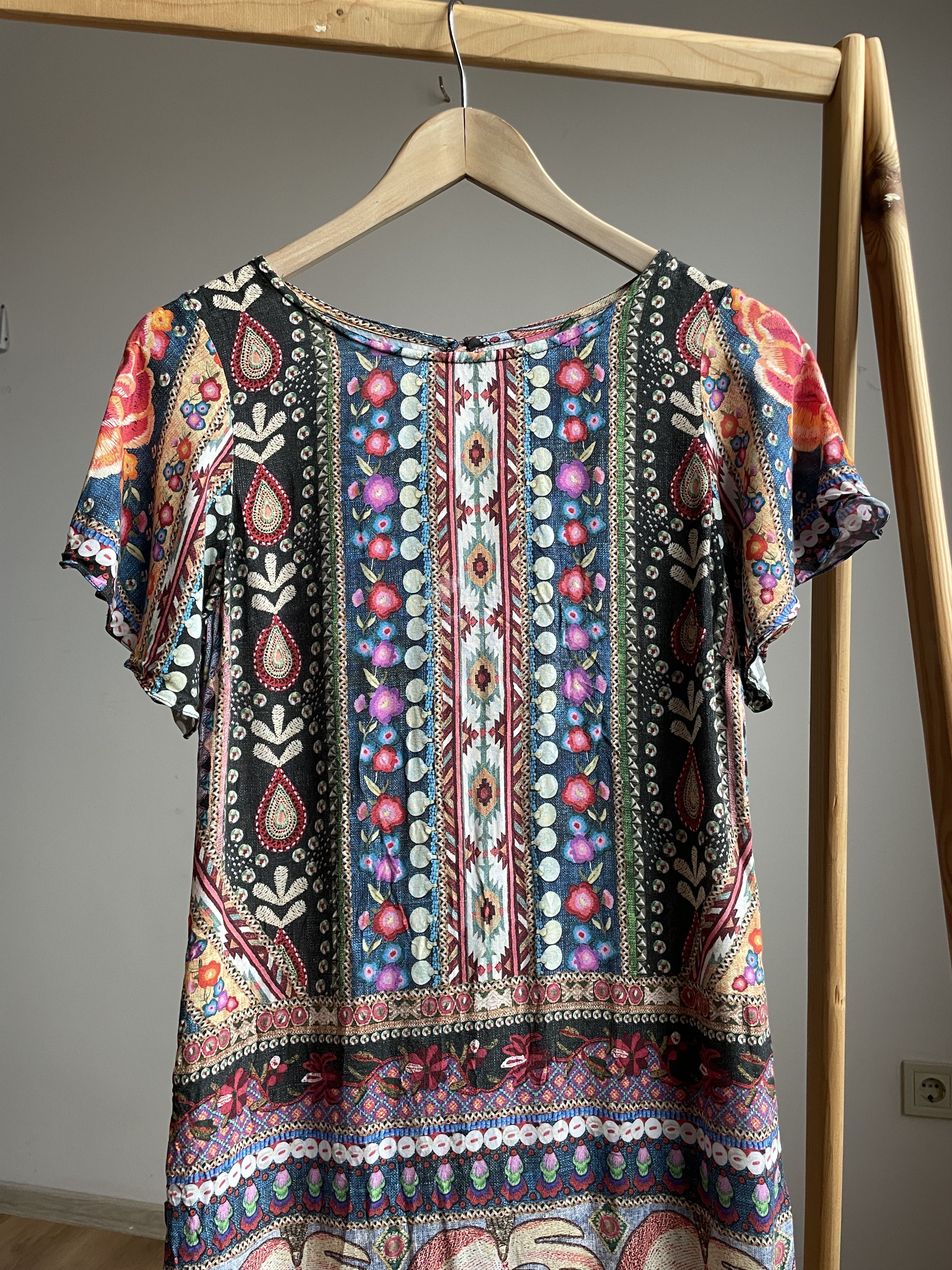 Farm Rio Farm Rio Short Sleeve Tunic Dress Size P Size S / US 4 / IT 40 - 3 Thumbnail