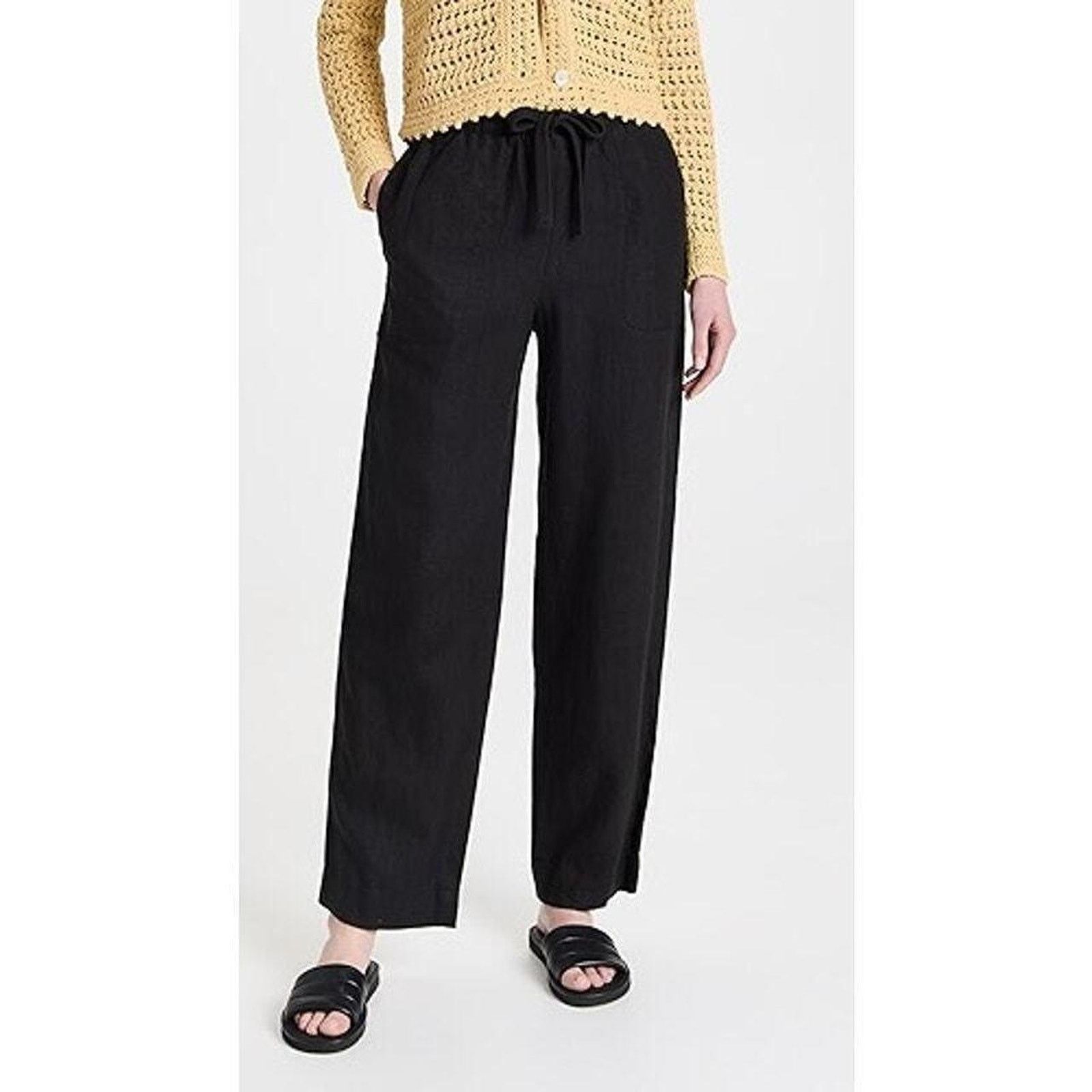 Vince Vince womens tie front pull on pants Size 32" / US 10 / IT 46 - 1 Thumbnail