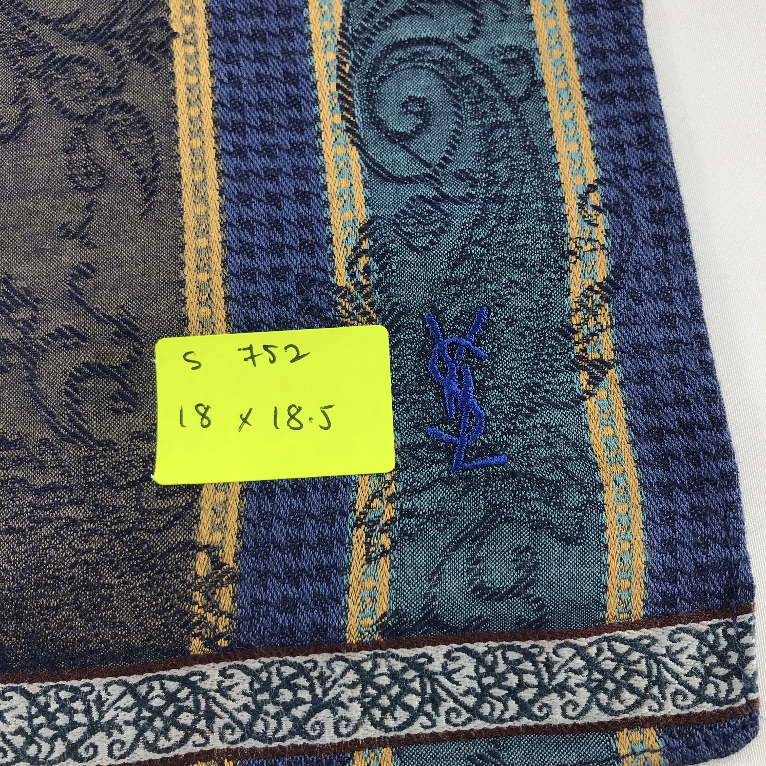 Vintage × Yves Saint Laurent Yves Saint Laurent Bandana / Handkerchief /Neckerchief -S752 Size ONE SIZE - 5 Thumbnail