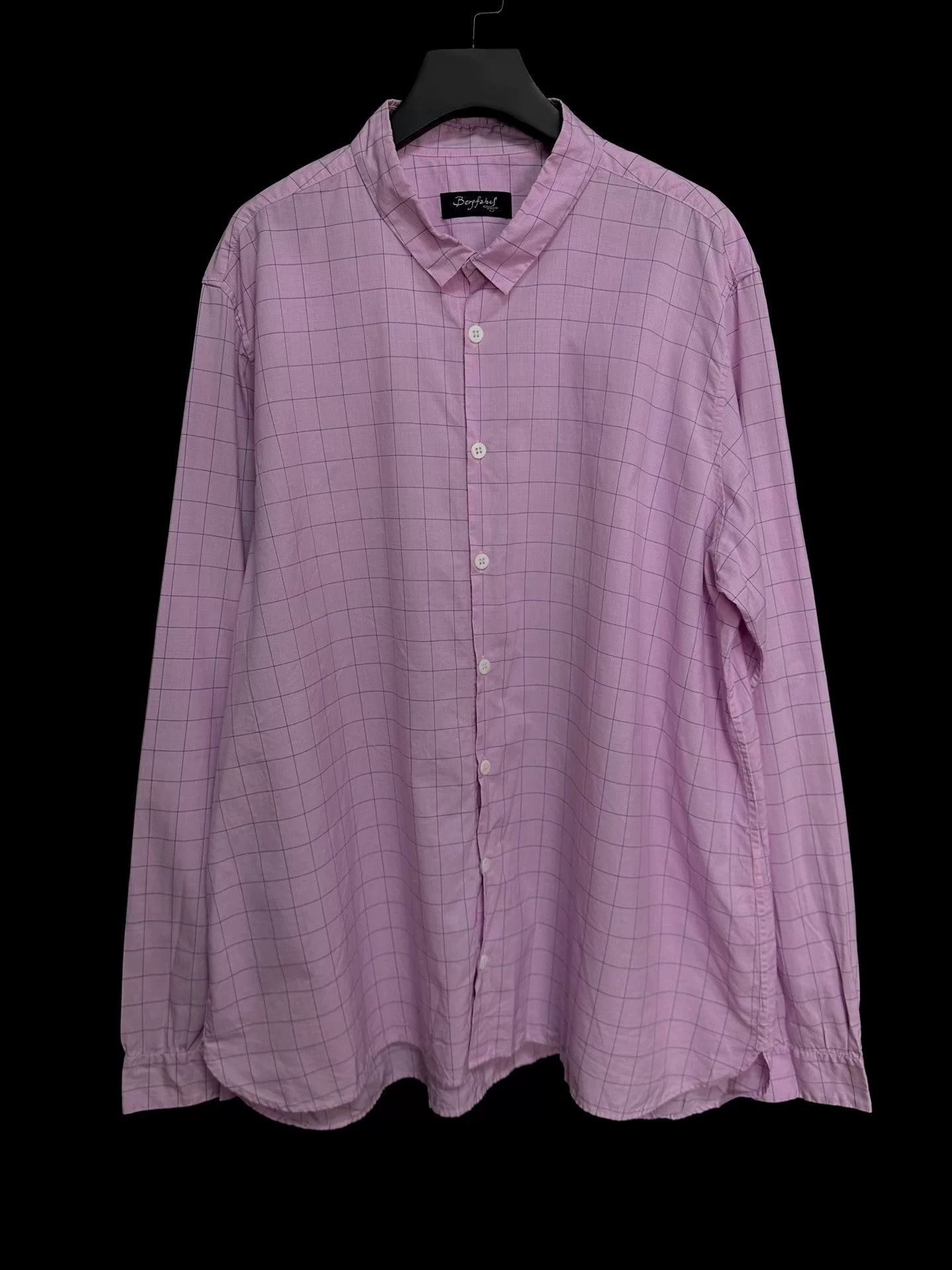 Bergfabel Plaid Silk Cotton Shirt