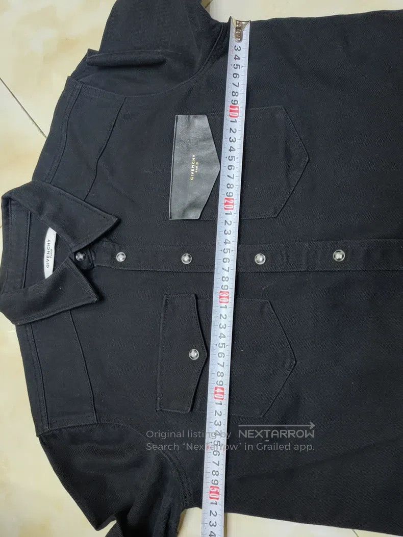 Givenchy Givenchy Men's Black Denim Shirt, Size M, 100 Size US M / EU 48-50 / 2 - 8 Thumbnail