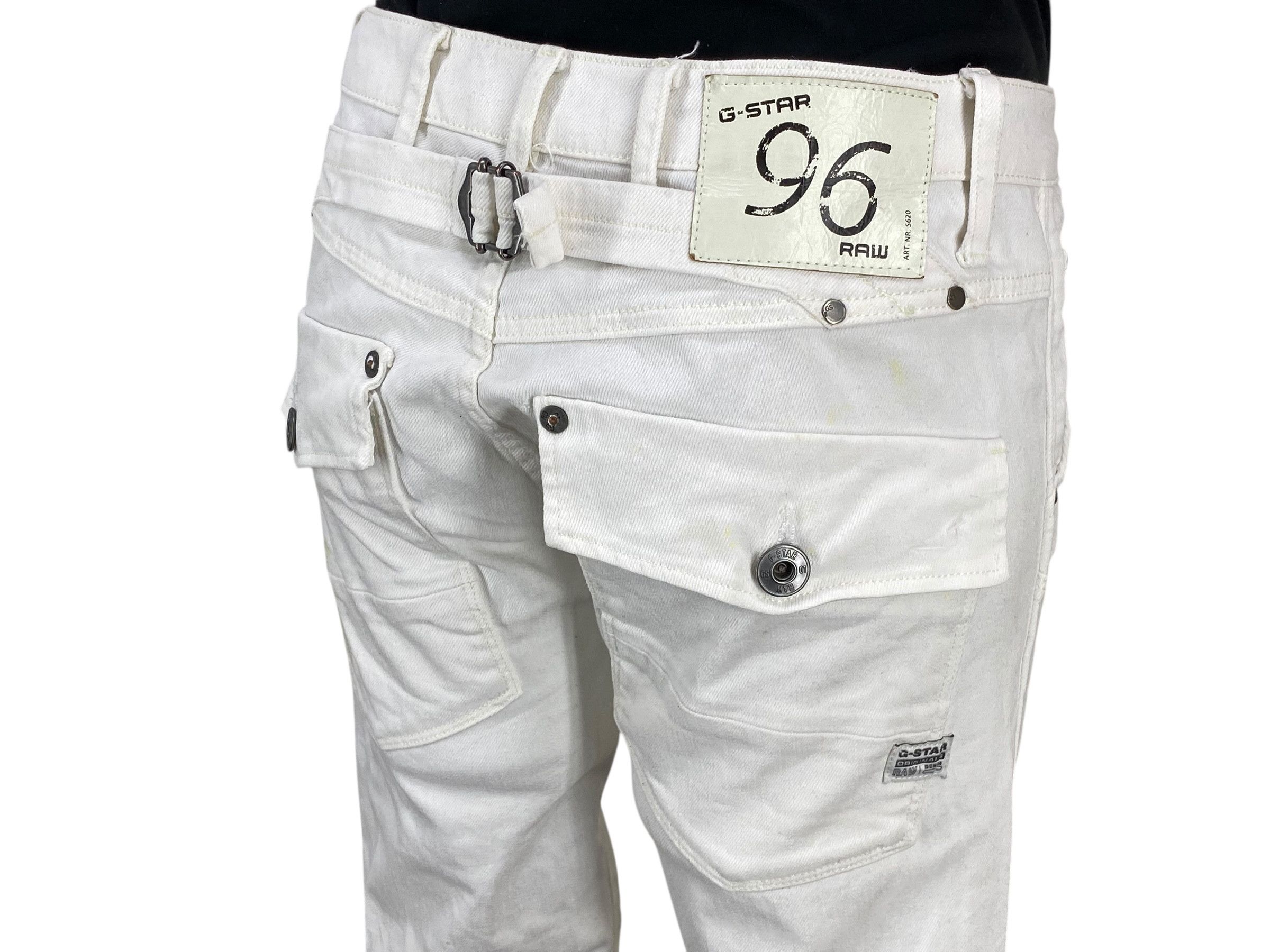 Other GStar Jeans Double Knee Distressed Jeans Pants Size 24" / US 00 / IT 34 - 7 Thumbnail