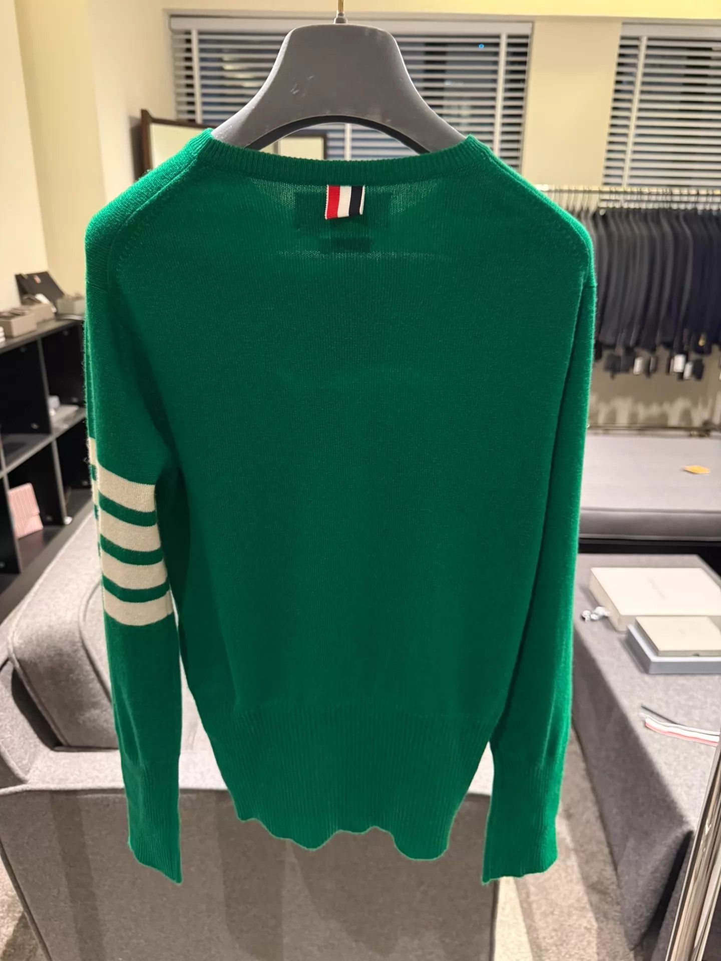 Thom Browne Thom Browne Green Rare Cashmere Pullover Sweater Size M / US 6-8 / IT 42-44 - 2 Thumbnail