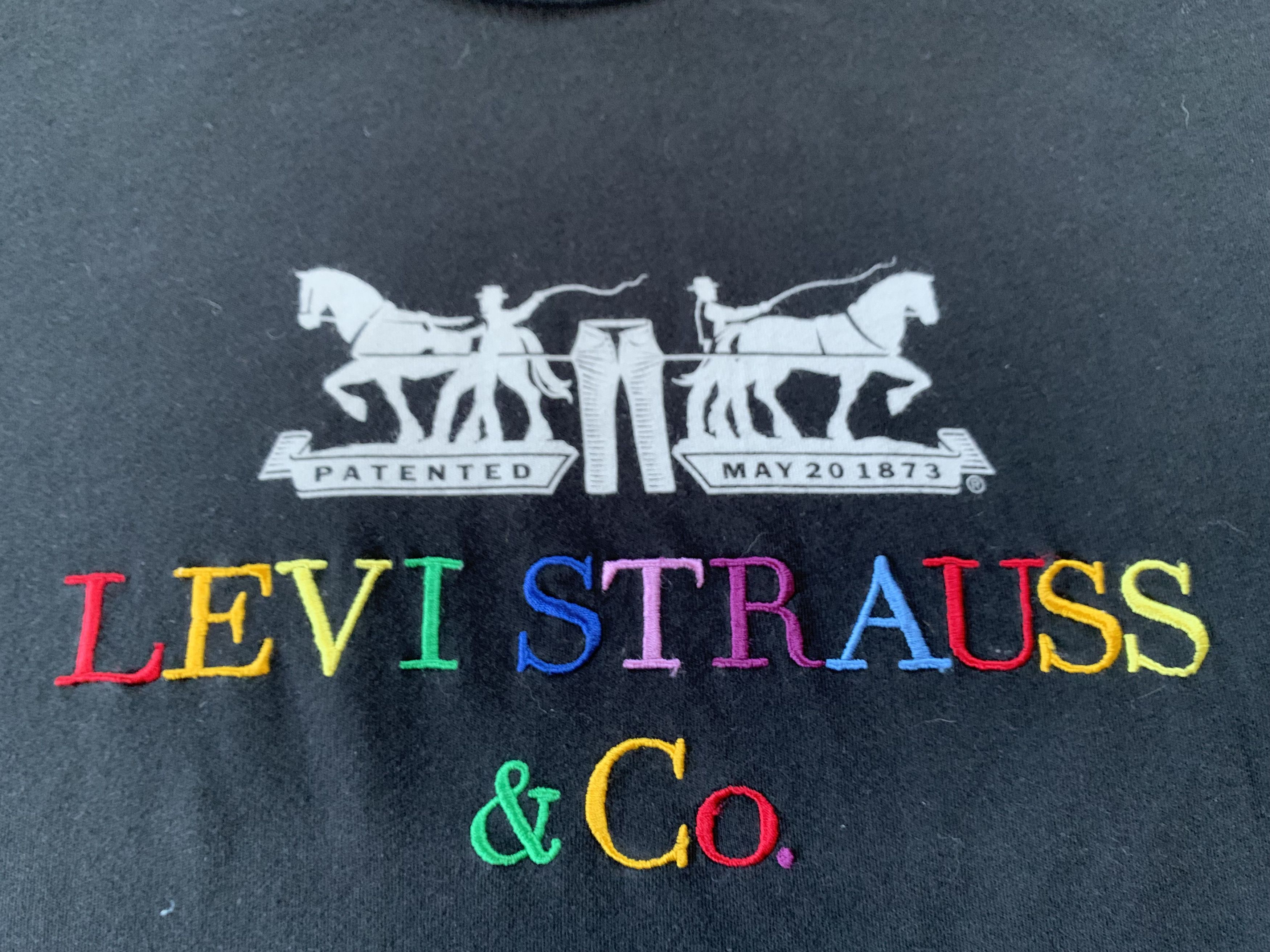 Levi's Levis Black Еmbroidered Logo T Shirt Size US M / EU 48-50 / 2 - 5 Thumbnail