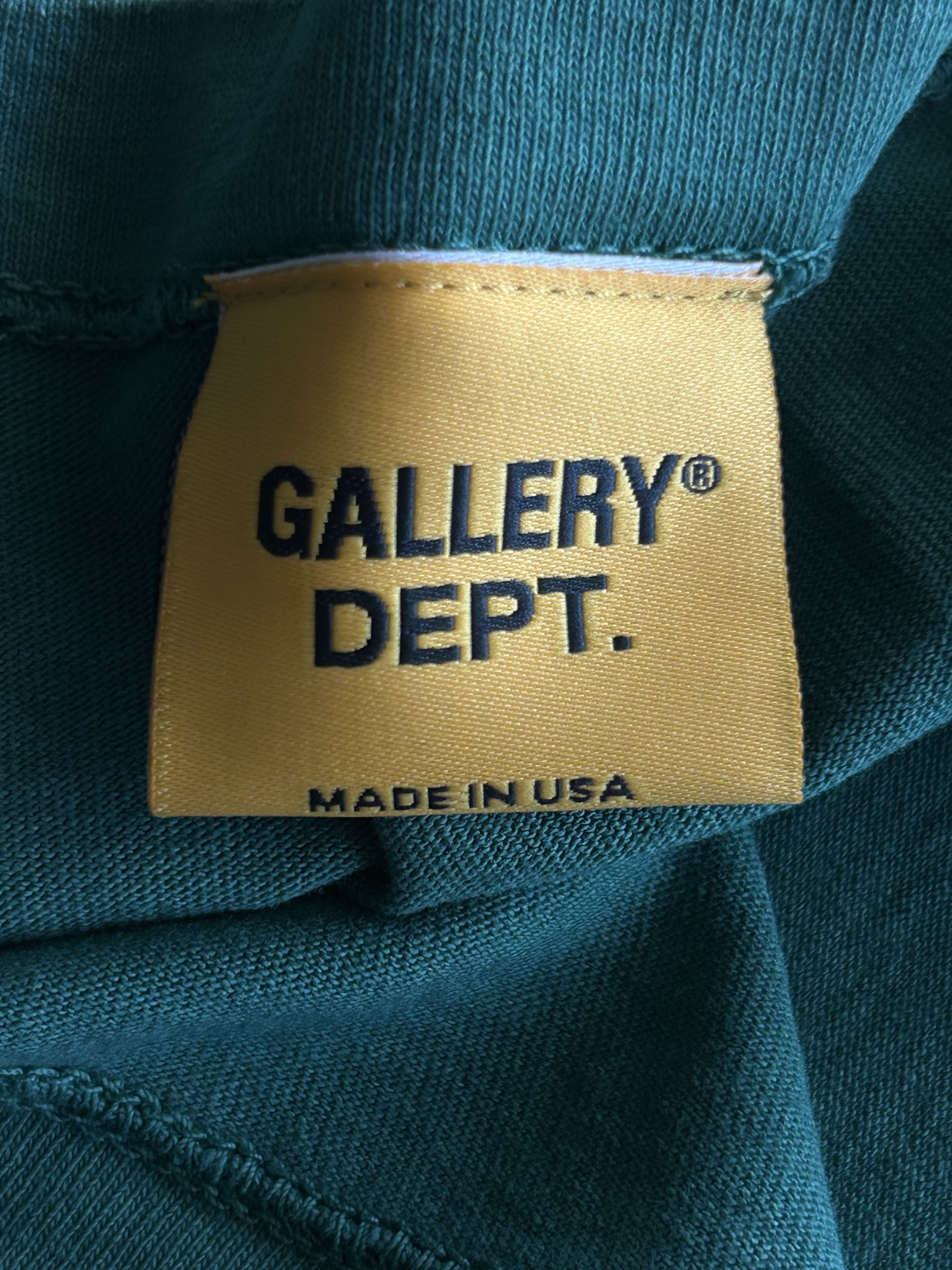 Gallery Dept. Gallery Dept Vintage Green & White Logo T-Shirt Size US S / EU 44-46 / 1 - 4 Thumbnail