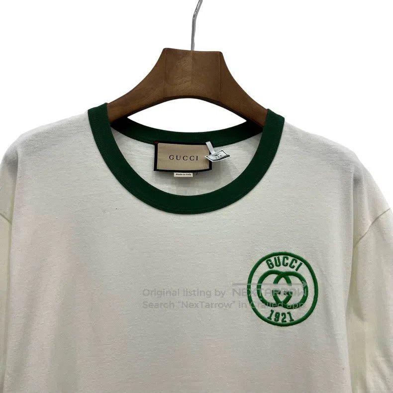 Gucci Gucci Green double G printed short sleeves Size M / US 6-8 / IT 42-44 - 3 Thumbnail