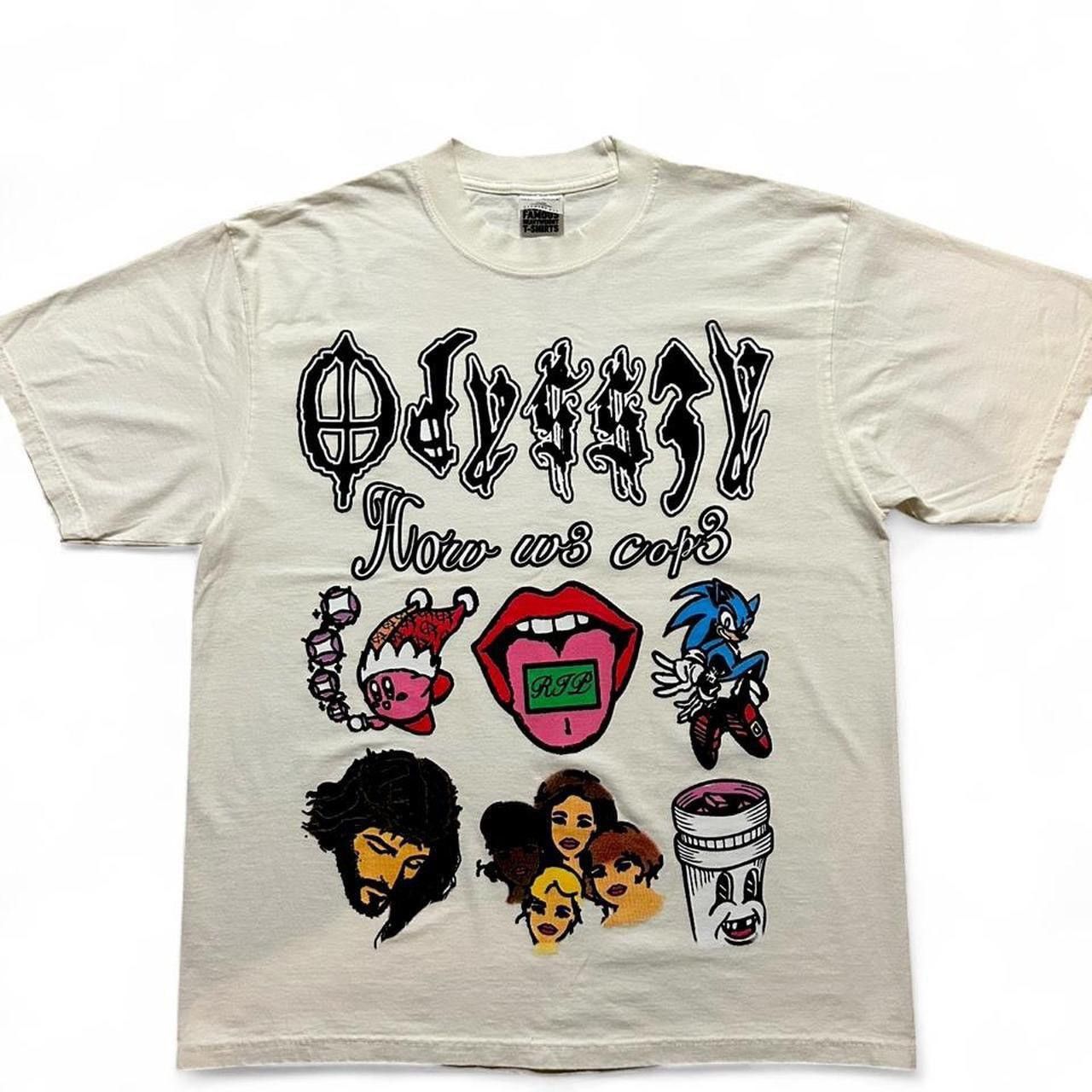 Other Odyss3y “HOW W3 COP3” garment dyed heavyweight tee Size US XL / EU 56 / 4 - 1 Thumbnail