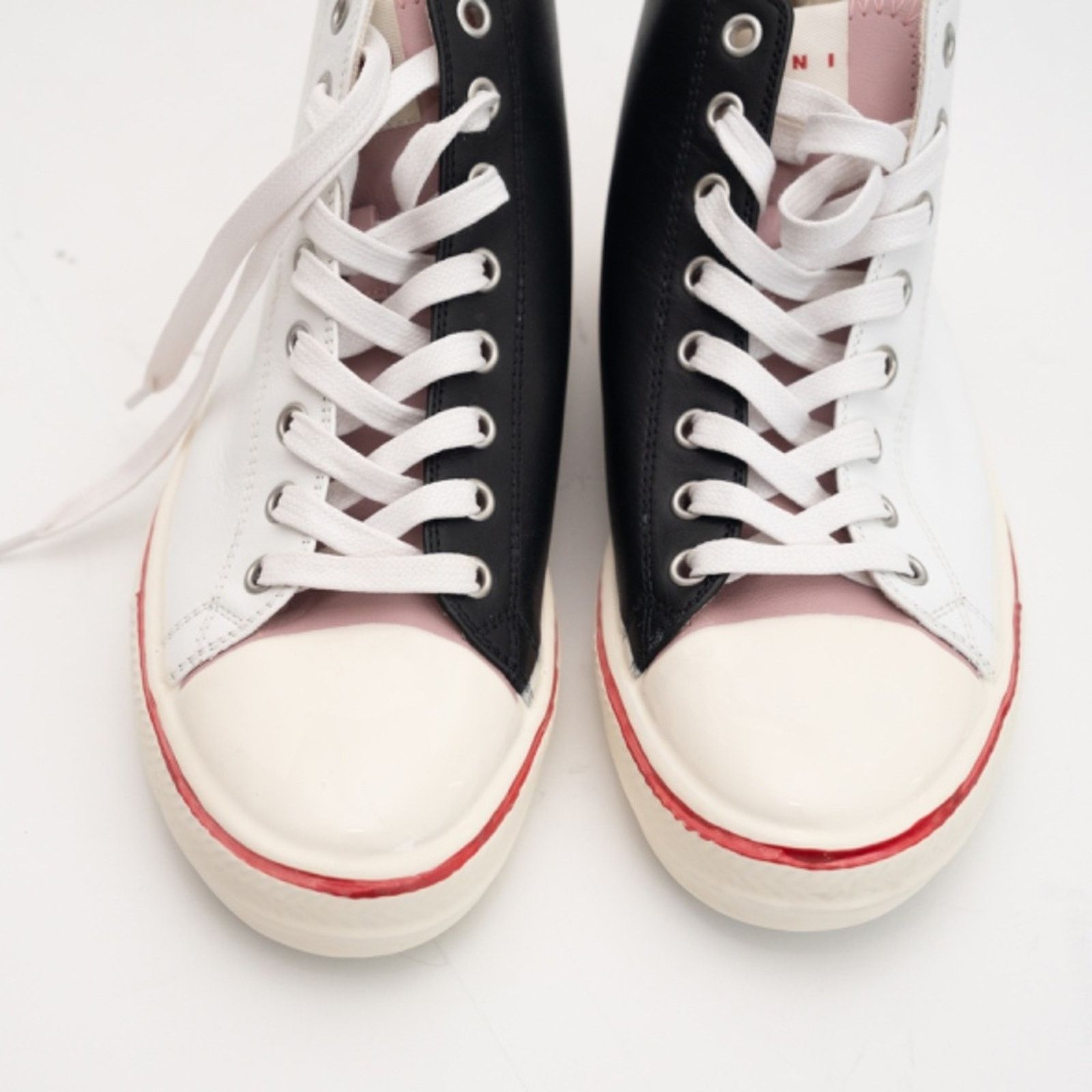 Marni Marni. New! Graffiti Flatform Lace-Up Sneakers. Size US 5 / IT 35 - 14 Thumbnail