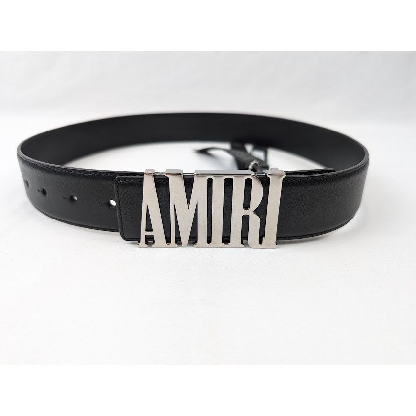 Amiri o1rshd1 Size: 70 / Core 4cm Nappa Belt in Black Size 26 - 13 Thumbnail