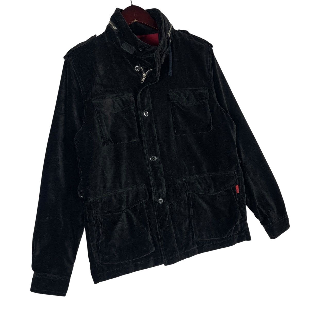 291295=Homme Archival 291295=HOMME Velvet Utility Jacket Size US M / EU 48-50 / 2 - 2 Thumbnail
