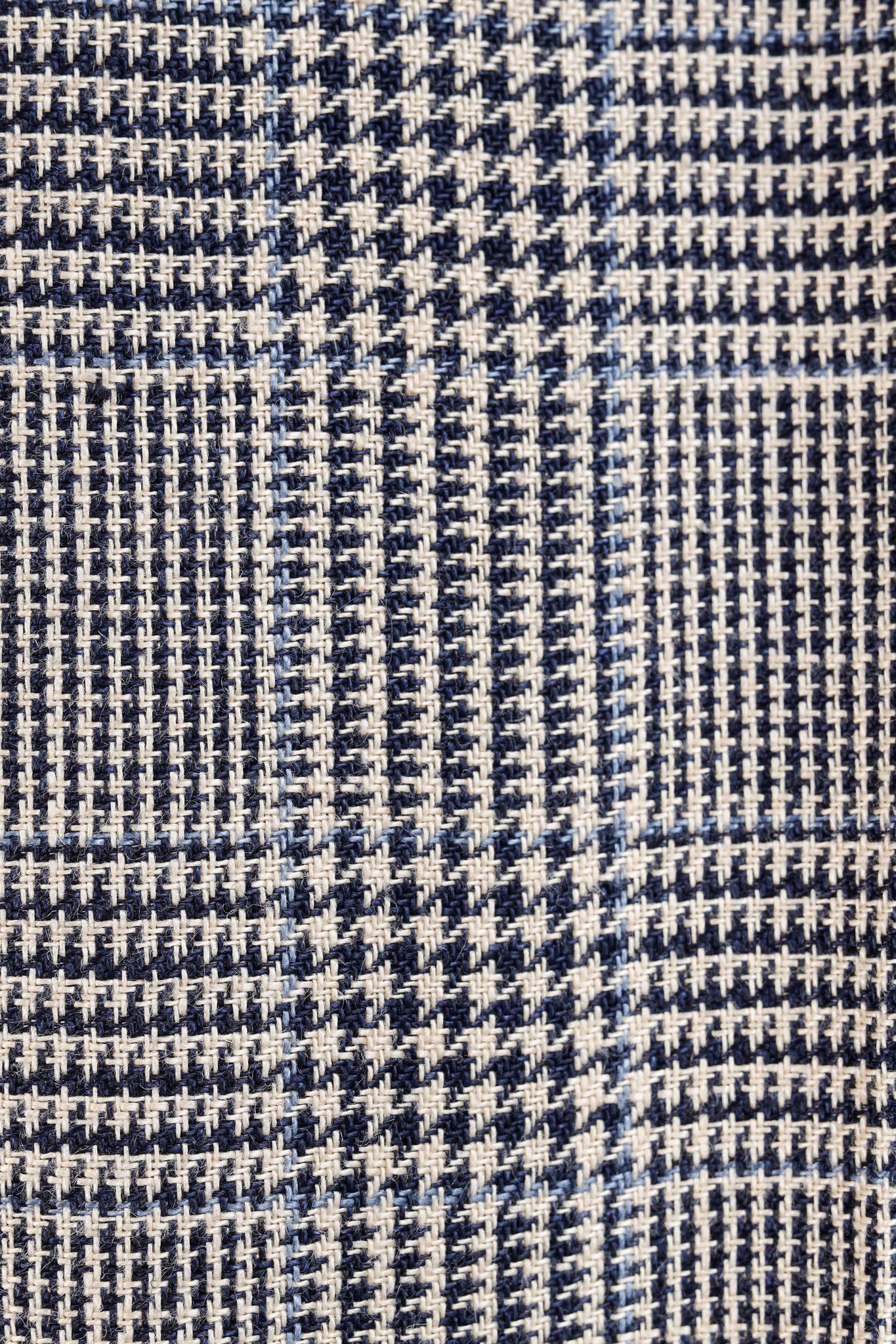 Brunello Cucinelli Brunello Cucinnelli SS/19 Beige & Black Linen Check Trousers Size 27" / US 4 / IT 40 - 6 Thumbnail