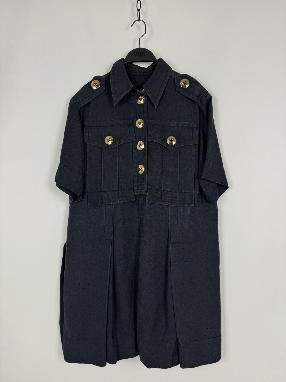 Marc Jacobs Marc Jacobs Chest Pockets Midi Silk Dress Made in USA Size M / US 6-8 / IT 42-44 - 3 Thumbnail