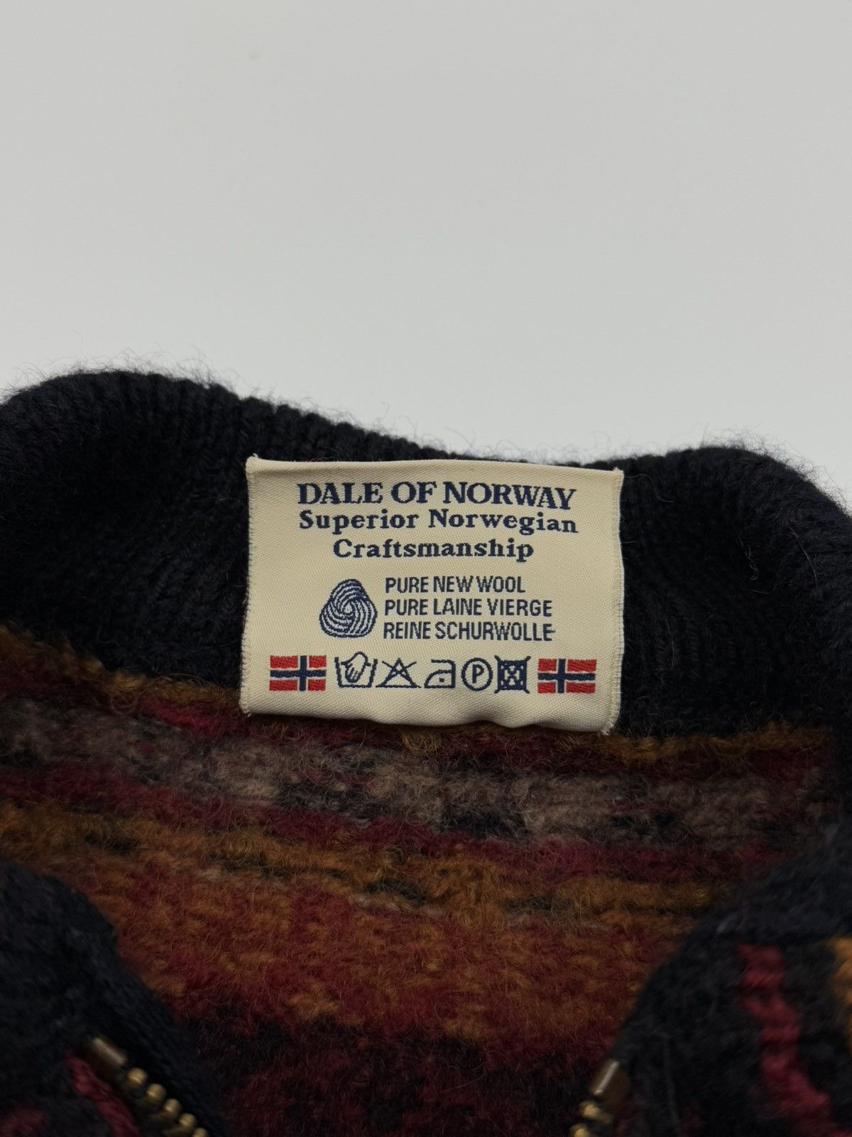 Dale Of Norway Dale Of Norway Women’s Wool 1/4 Zip Knit Sweater Size L / US 10 / IT 46 - 9 Thumbnail