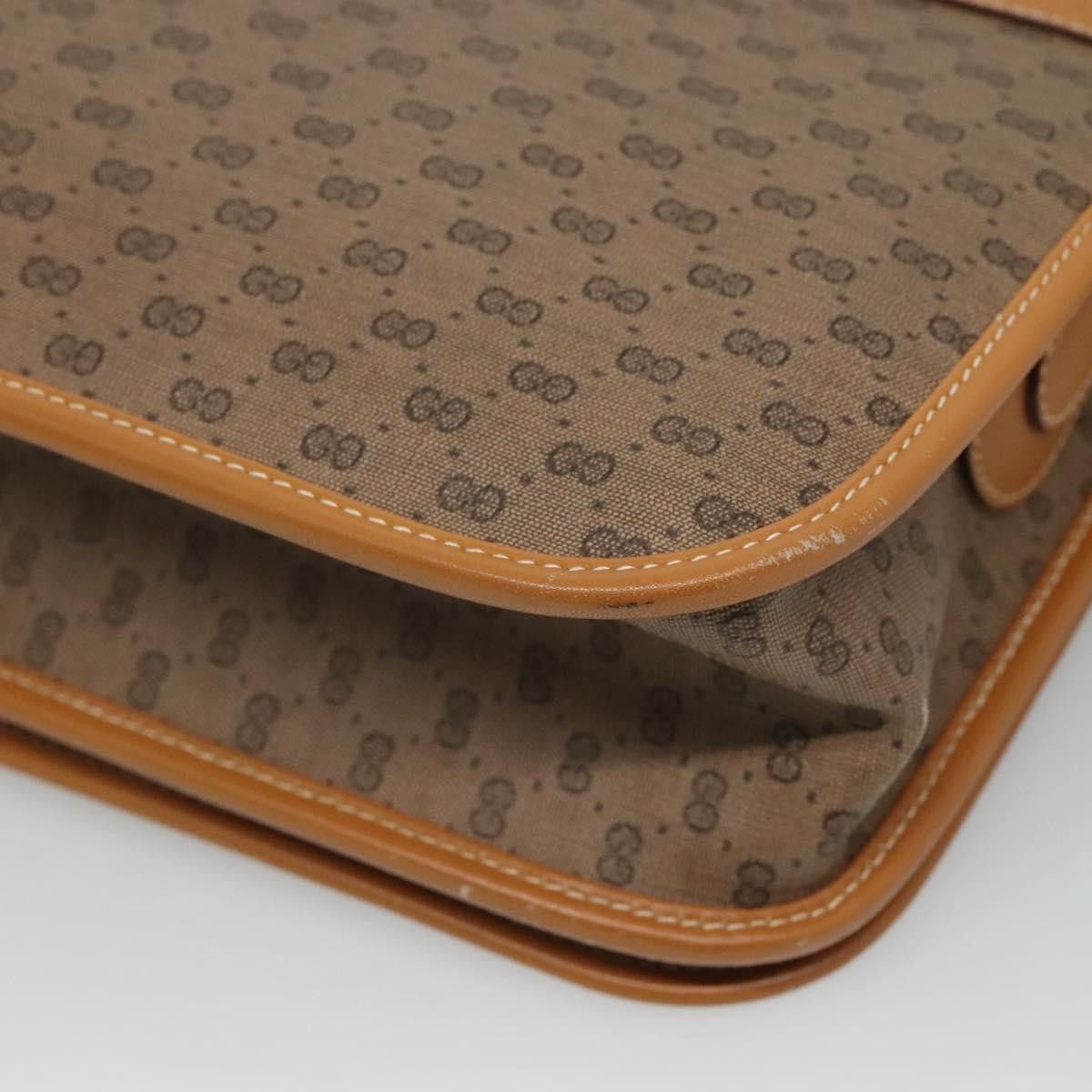 Gucci GUCCI Micro GG Supreme Shoulder Bag Pvc Brown Gold 001 116 Size ONE SIZE - 12 Thumbnail