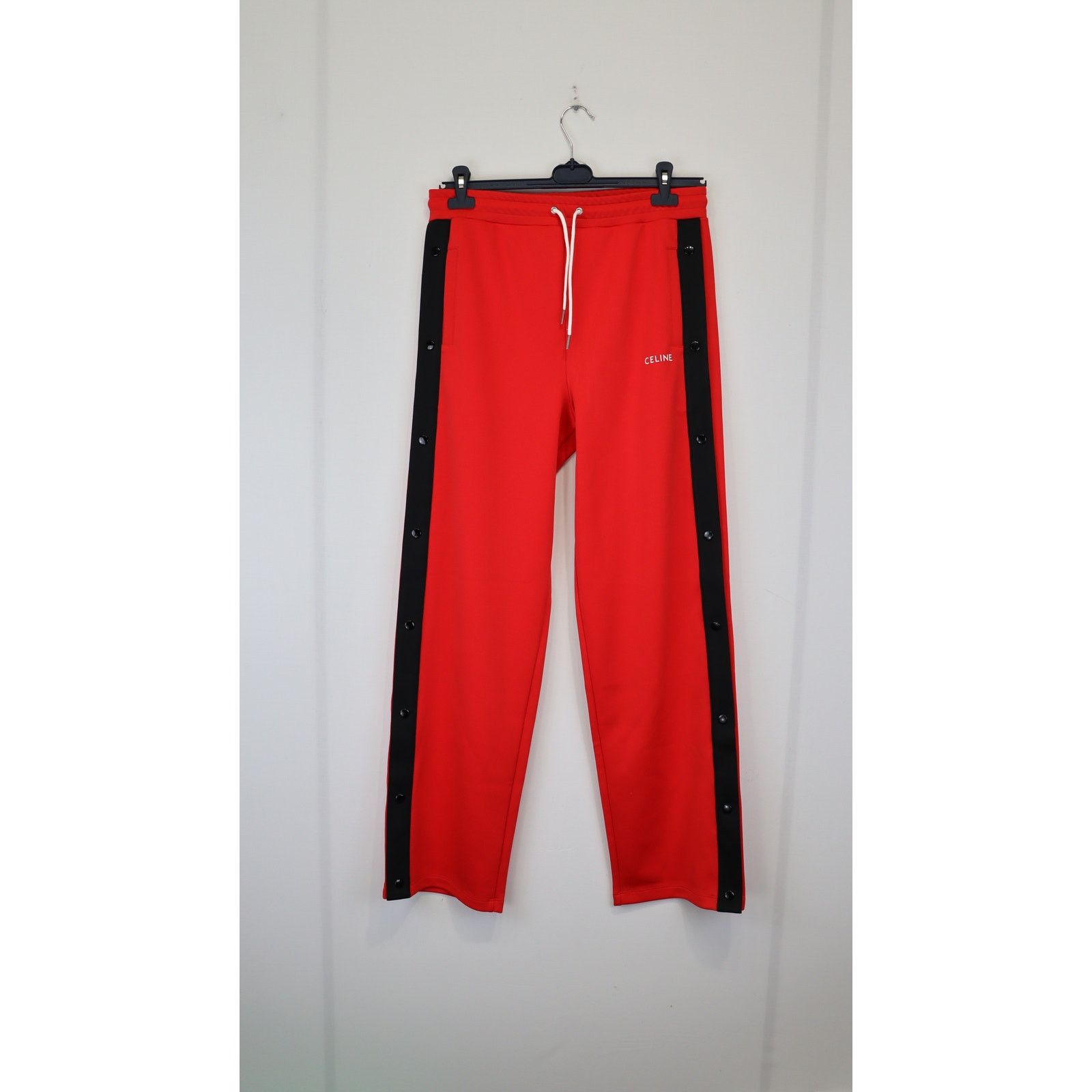 Celine o1rshd1 Jogging Large Pressions in Red Size US 34 / EU 50 - 1 Thumbnail