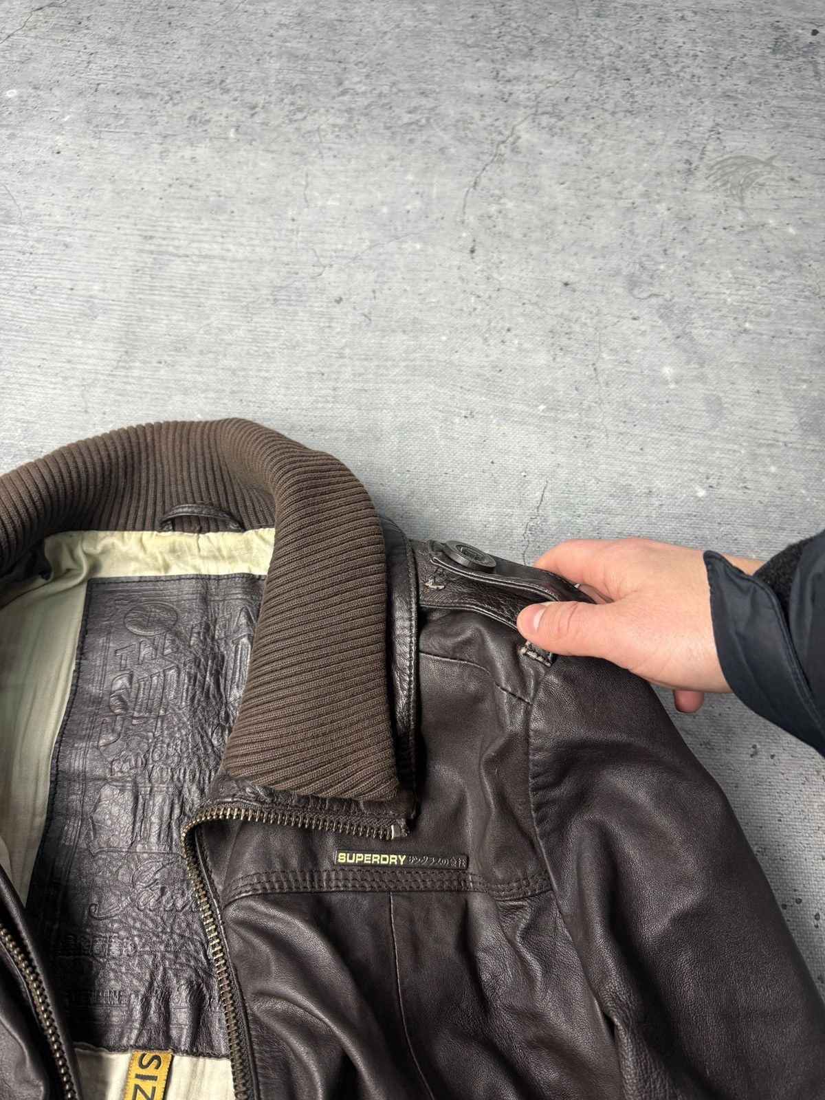 Vintage Vintage Midway Brown Leather Jacket Size US S / EU 44-46 / 1 - 7 Thumbnail