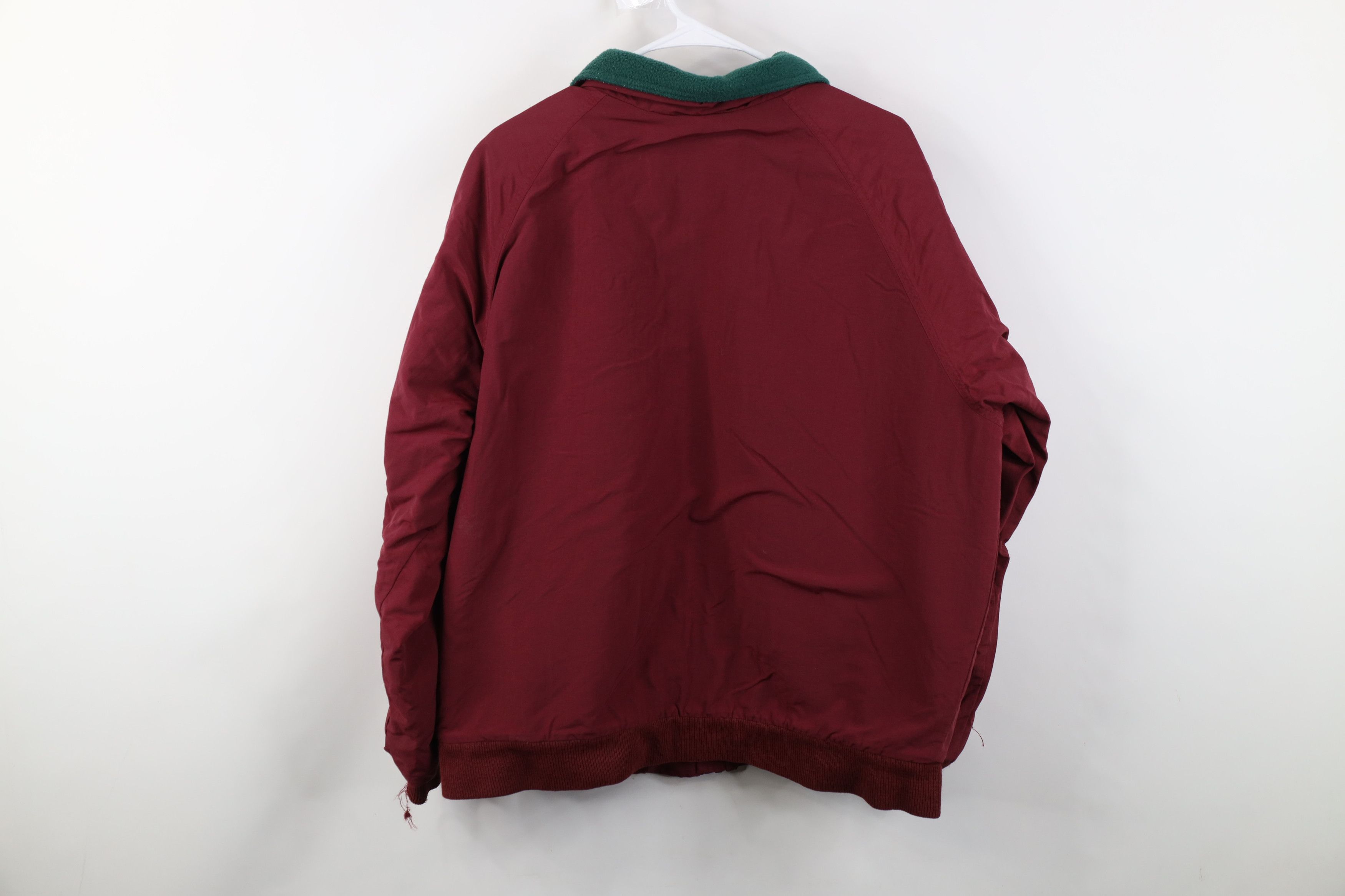 Lands' End Vintage 90s Lands End Fleece Lined Squall Bomber Jacket USA Size US XL / EU 56 / 4 - 13 Thumbnail