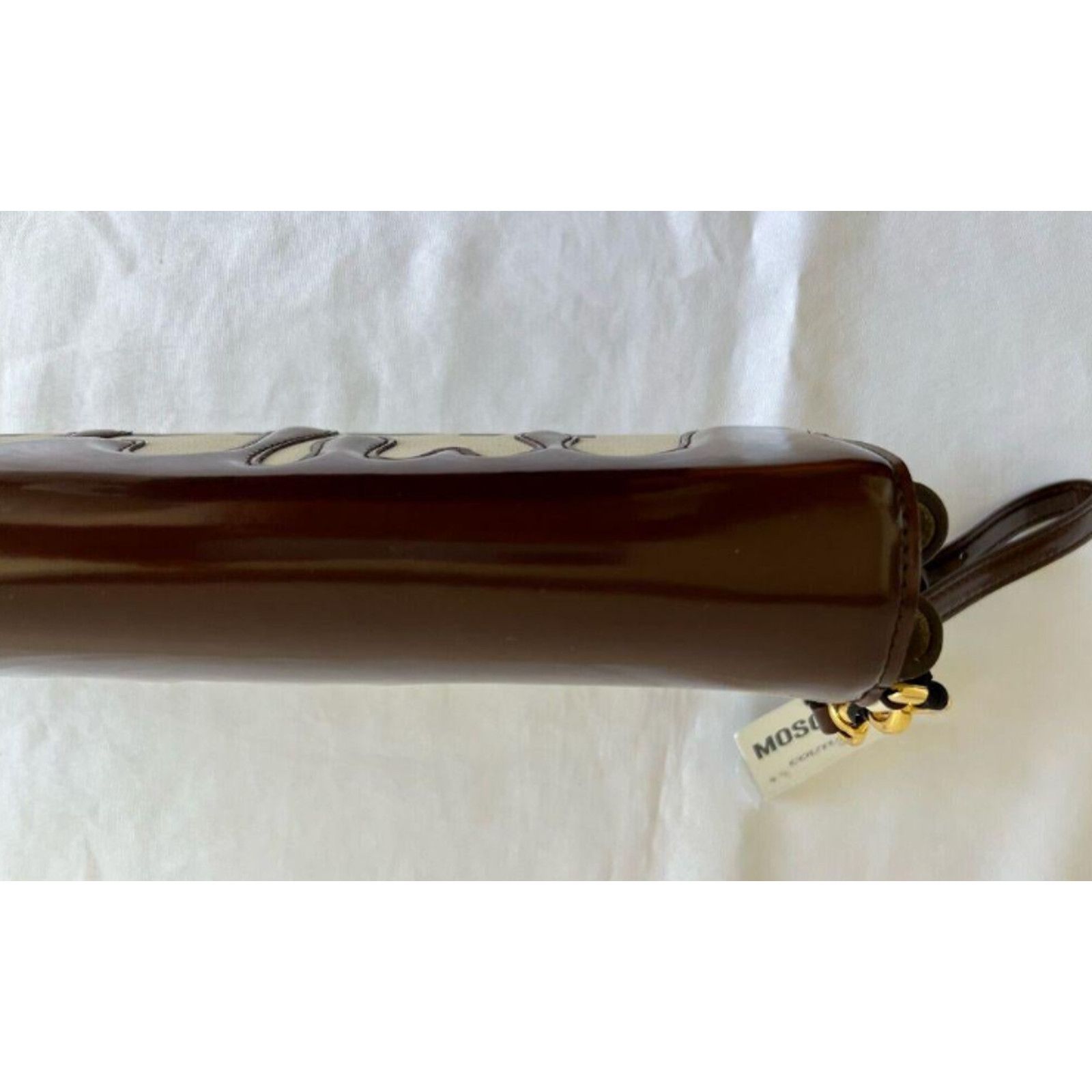 Moschino SS22 MOSCHINO Couture Chocolate Dripping Wristlet Handbag Size ONE SIZE - 9 Thumbnail