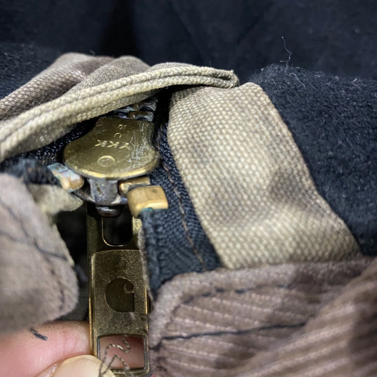 Carhartt Vintage carhartt jacket duck canvas santa fe work zipper Size US L / EU 52-54 / 3 - 10 Thumbnail