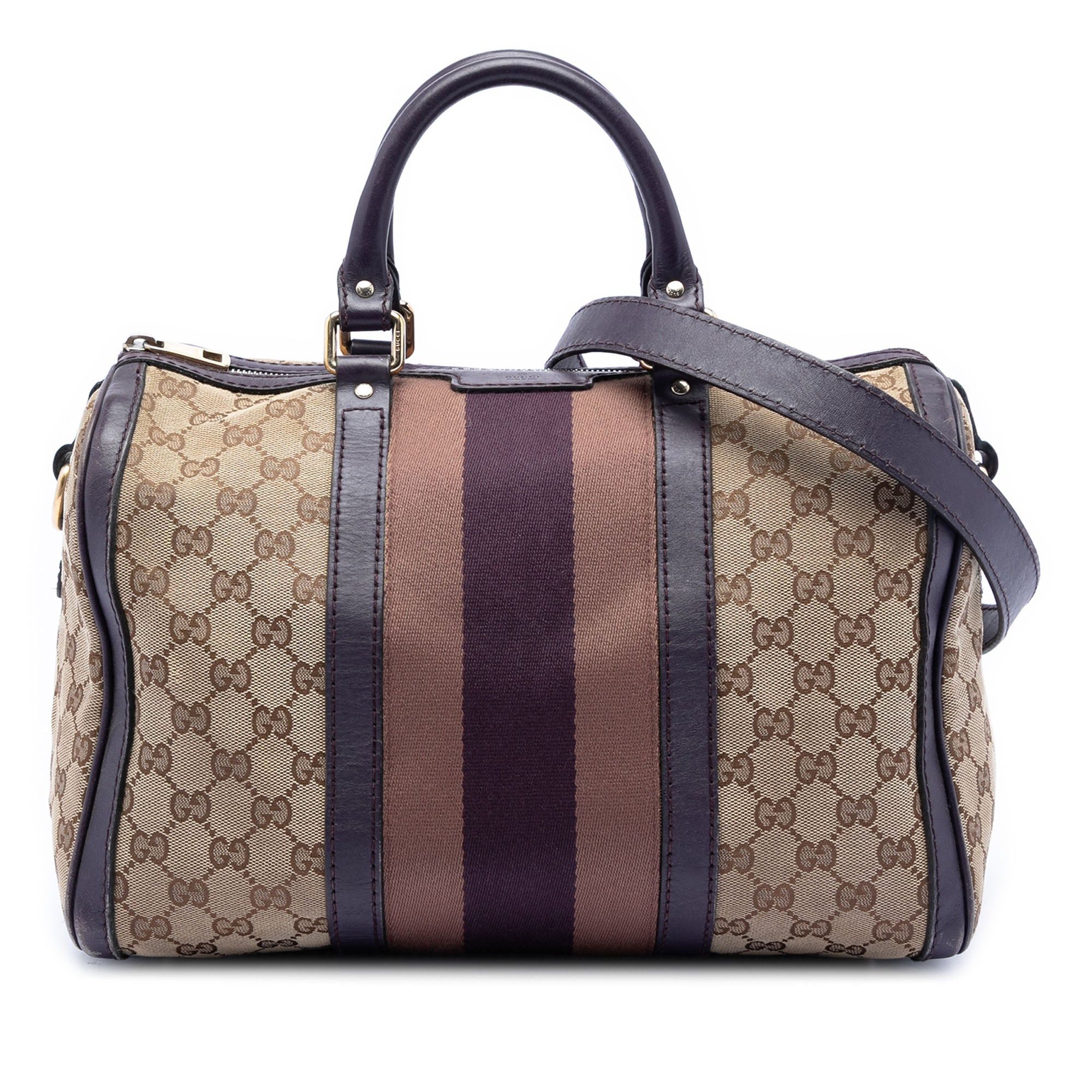 Gucci Medium GG Canvas Web Joy Boston Bag Size ONE SIZE - 1 Thumbnail