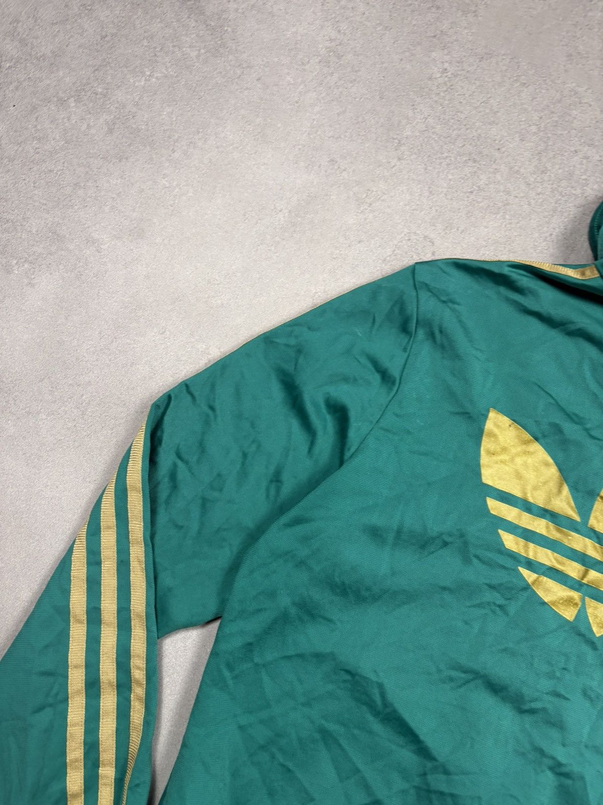 Adidas Vintage Adidas Originals Green Trefoil Track Jacket Size 36 Size XS / US 0-2 / IT 36-38 - 5 Thumbnail