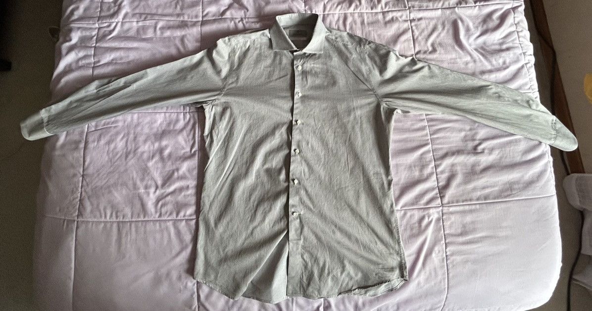 Canali Canali Impeccabile Mens Shirt 16.5/42 Slim Made in Italy Size US L / EU 52-54 / 3 - 1 Thumbnail