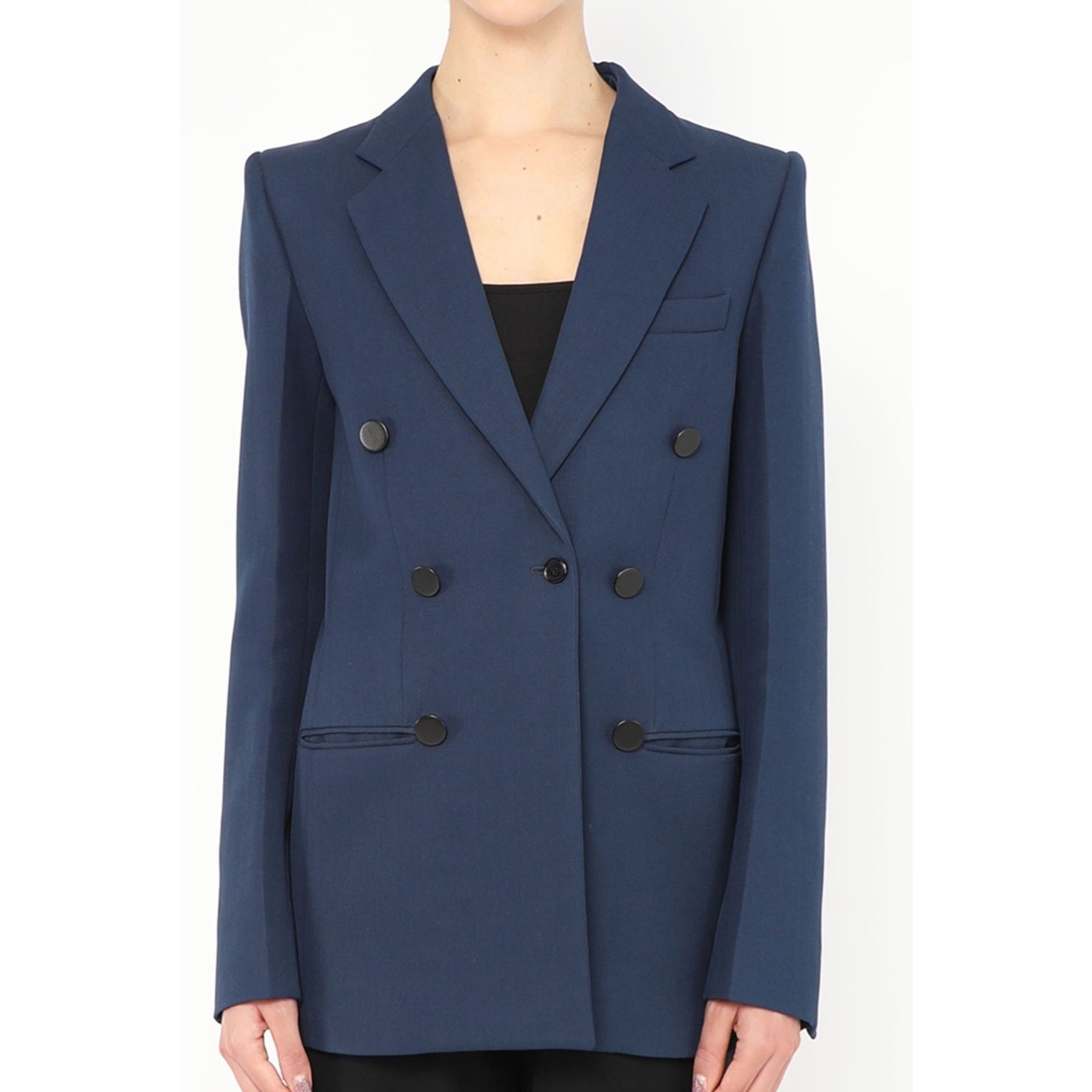 Celine Resort 2013 by Phoebe Philo Navy Blue Blazer Jacket Size M / US 6-8 / IT 42-44 - 2 Thumbnail