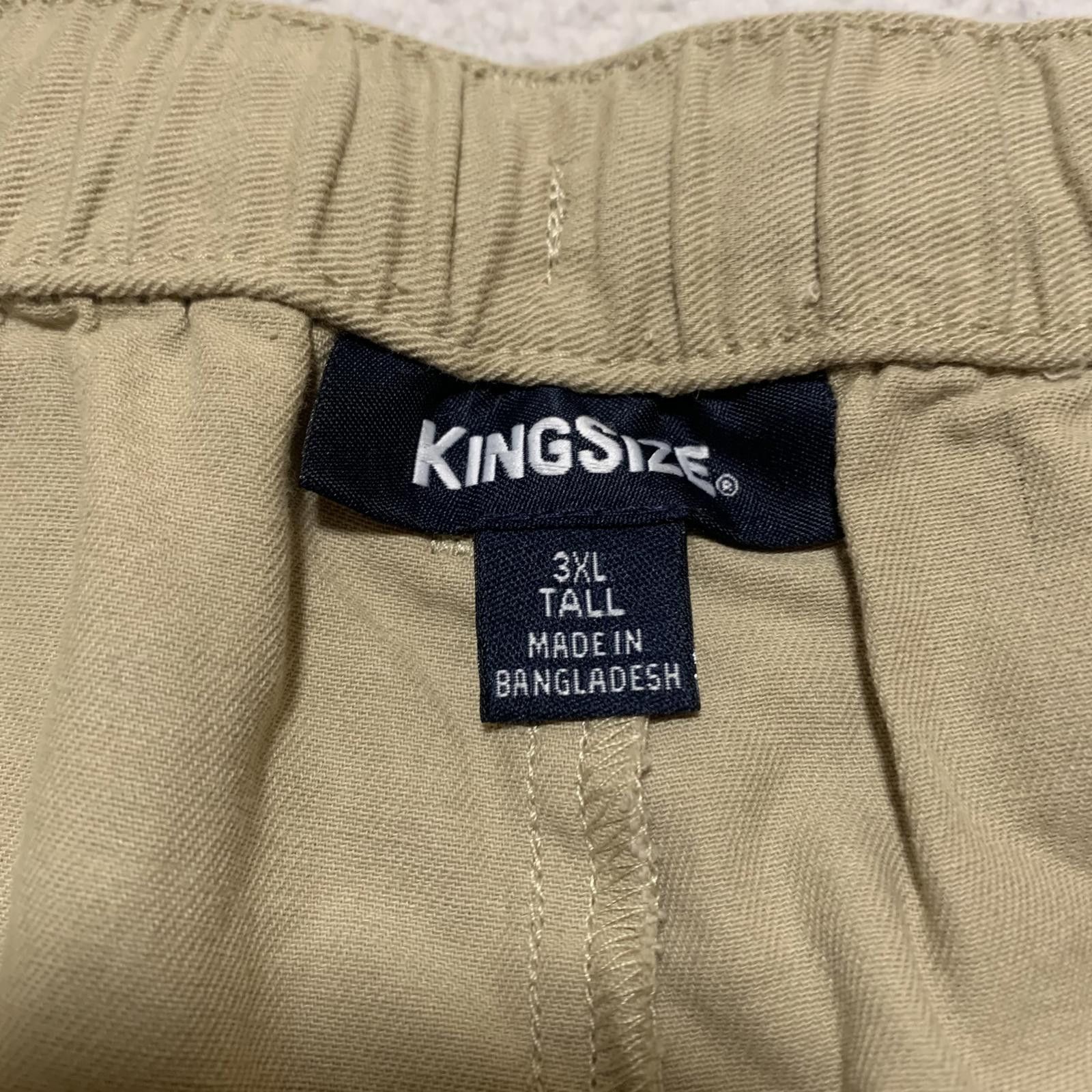 Other KingSize Men's 3XL Tall Khaki Cotton Pants Size US 44 / EU 60 - 3 Thumbnail