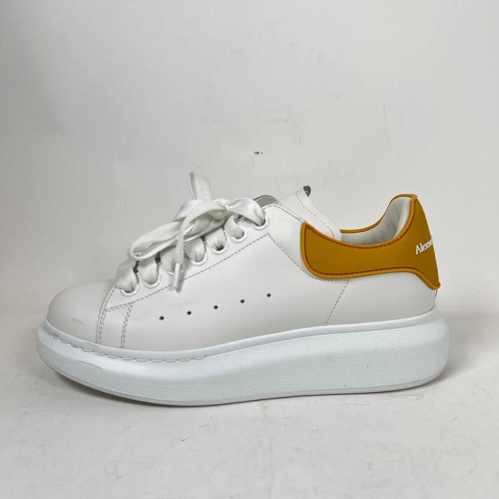 Alexander McQueen Alexander McQueen White/Yellow Sneaker Size 37 Size US 7 / IT 37 - 3 Thumbnail